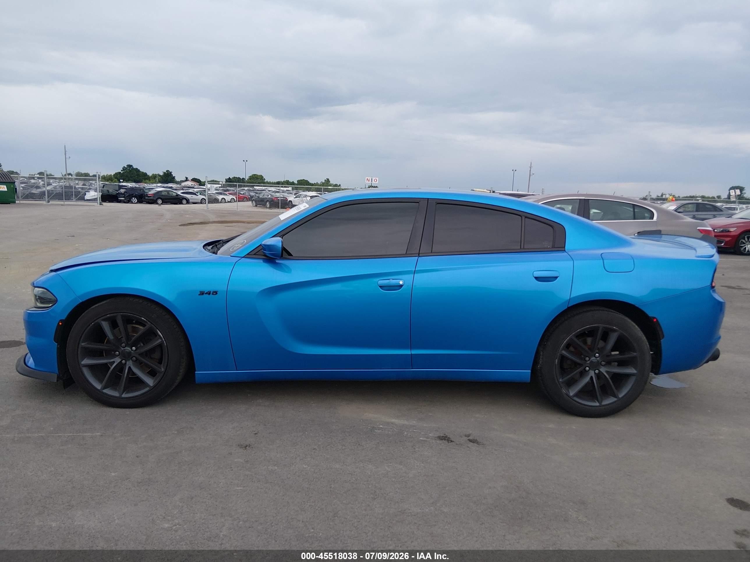 2015 Dodge Charger R/t Blue vin: 2C3CDXCT3FH772064