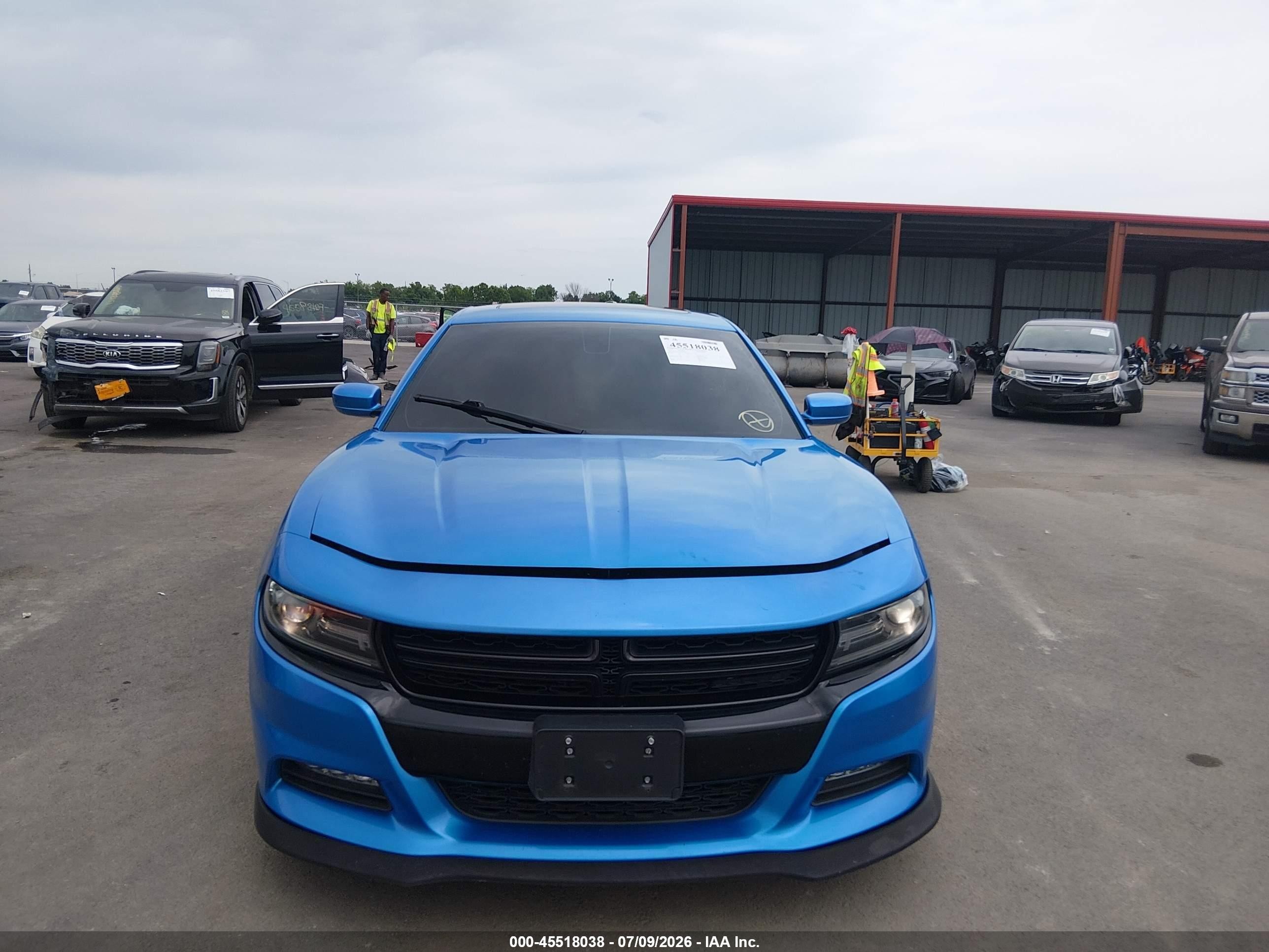 2015 Dodge Charger R/t Blue vin: 2C3CDXCT3FH772064