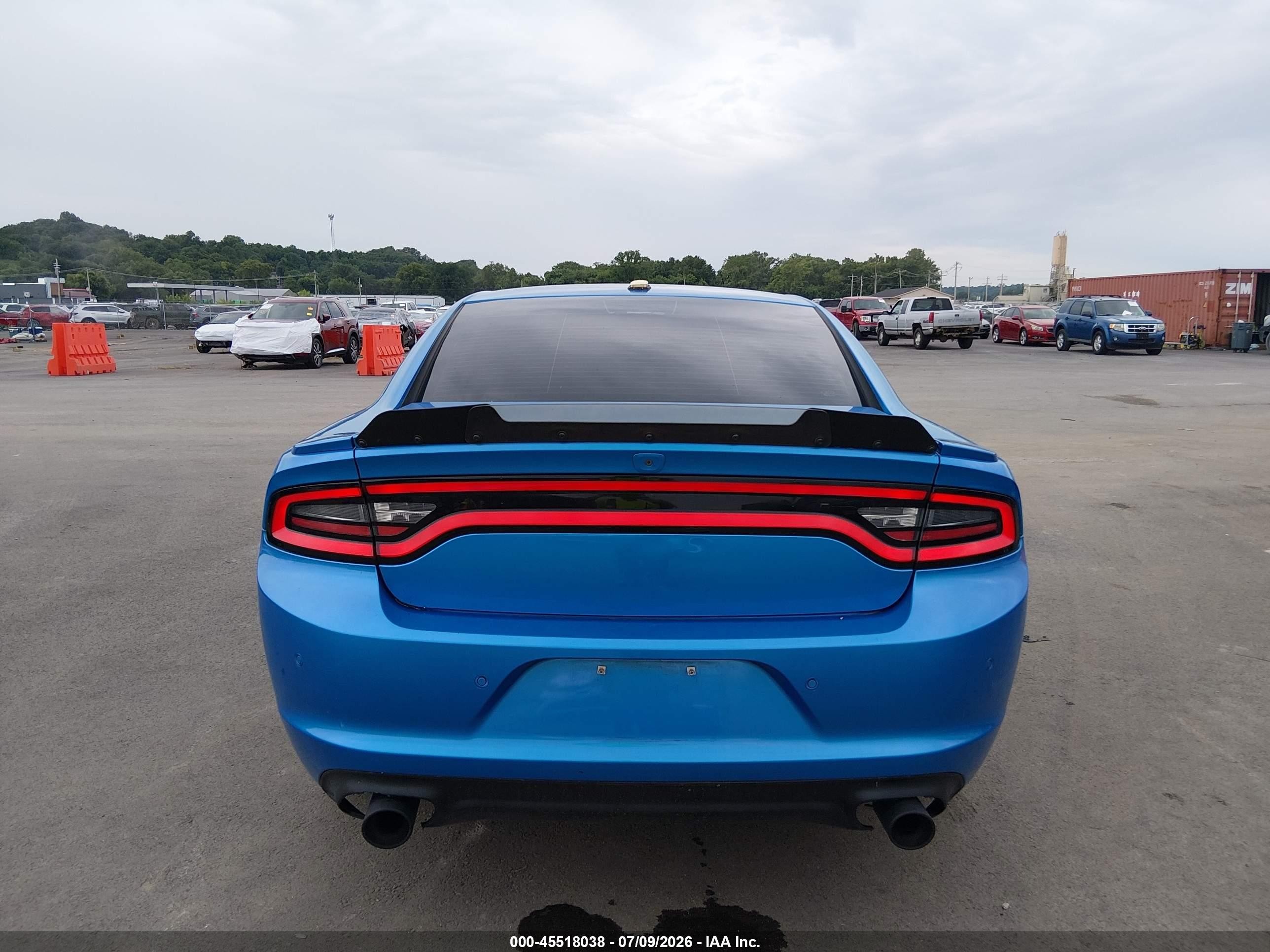2015 Dodge Charger R/t Blue vin: 2C3CDXCT3FH772064