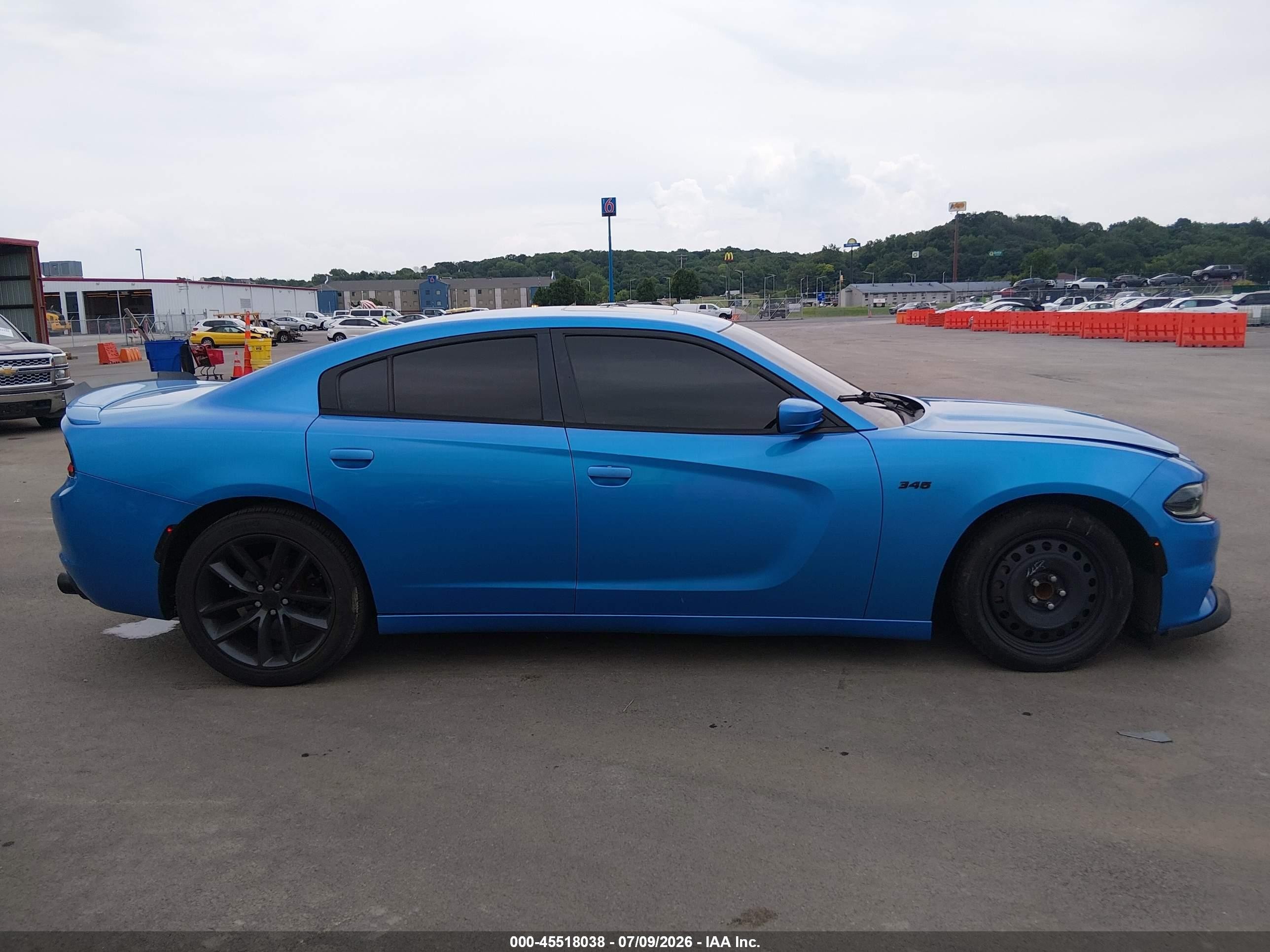 2015 Dodge Charger R/t Blue vin: 2C3CDXCT3FH772064