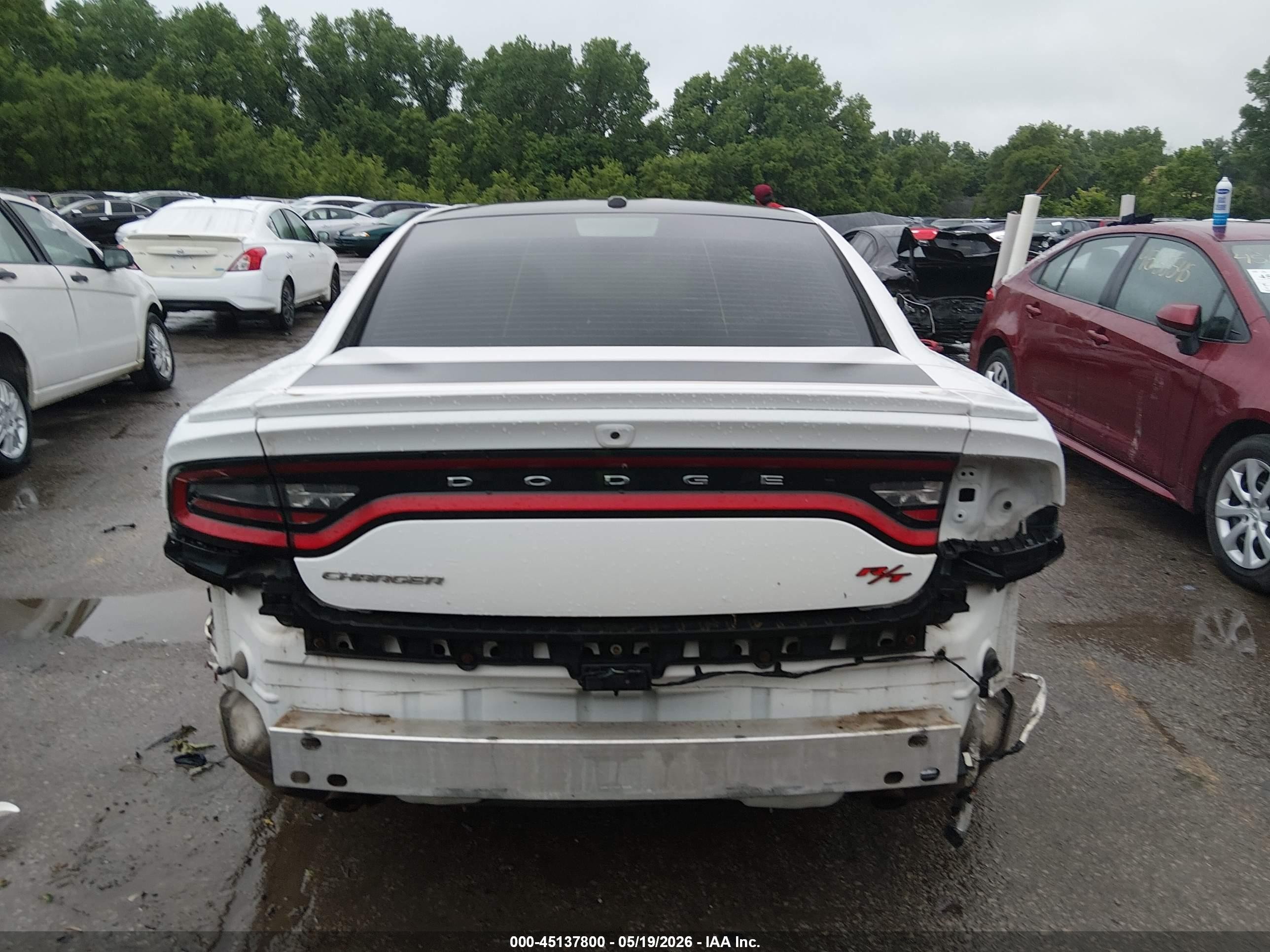 2015 Dodge Charger R/t White vin: 2C3CDXCT3FH772355