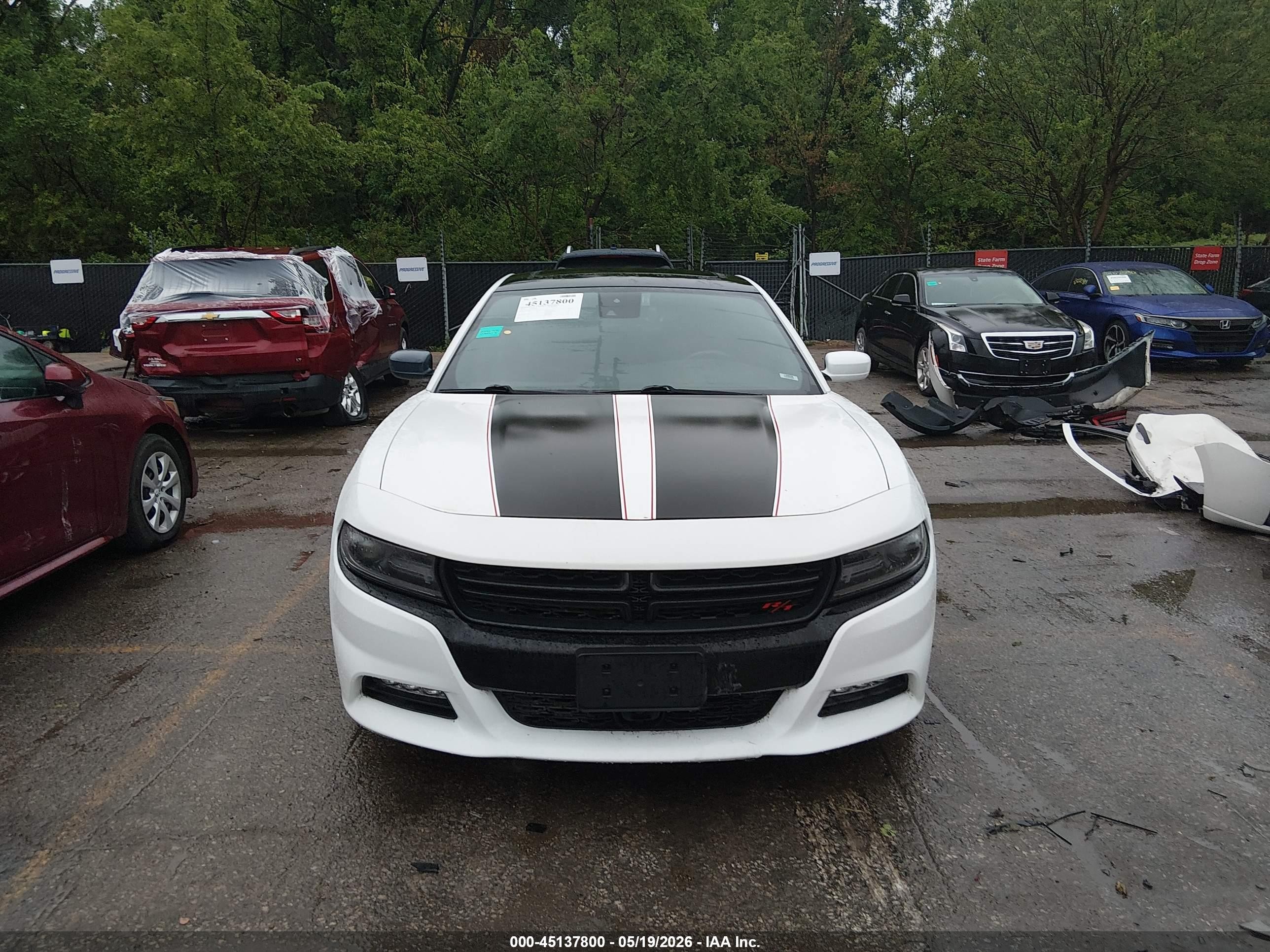 2015 Dodge Charger R/t White vin: 2C3CDXCT3FH772355