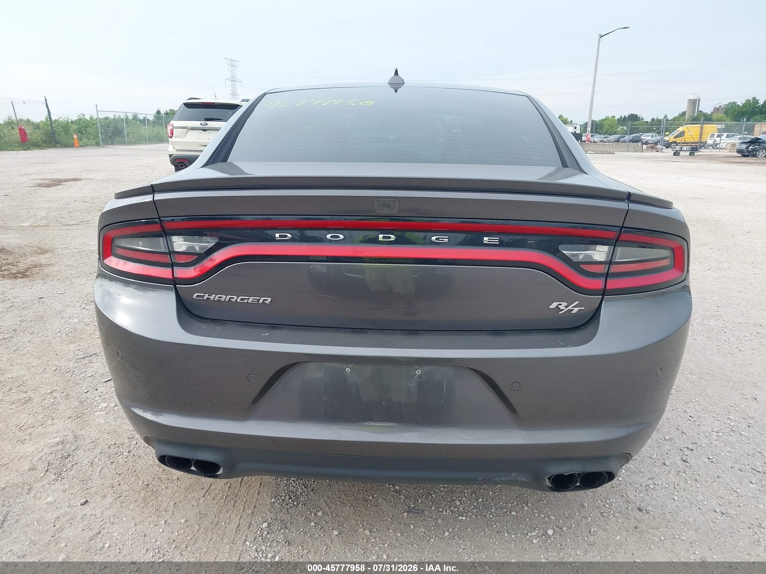 2015 Dodge Charger R/t Gray vin: 2C3CDXCT3FH778656