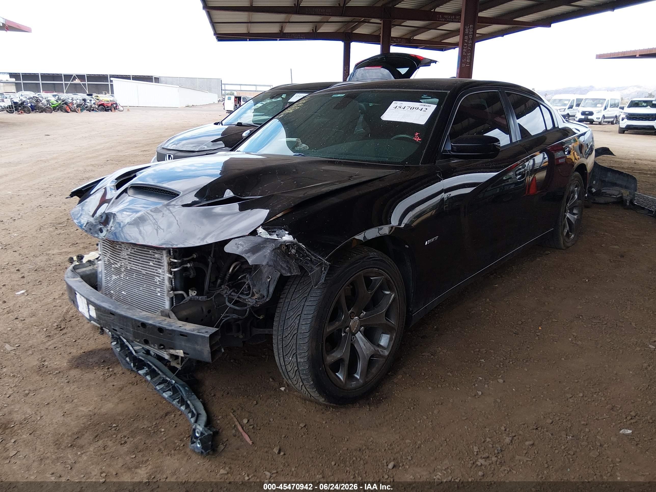 2015 Dodge Charger R/t Black vin: 2C3CDXCT3FH879292