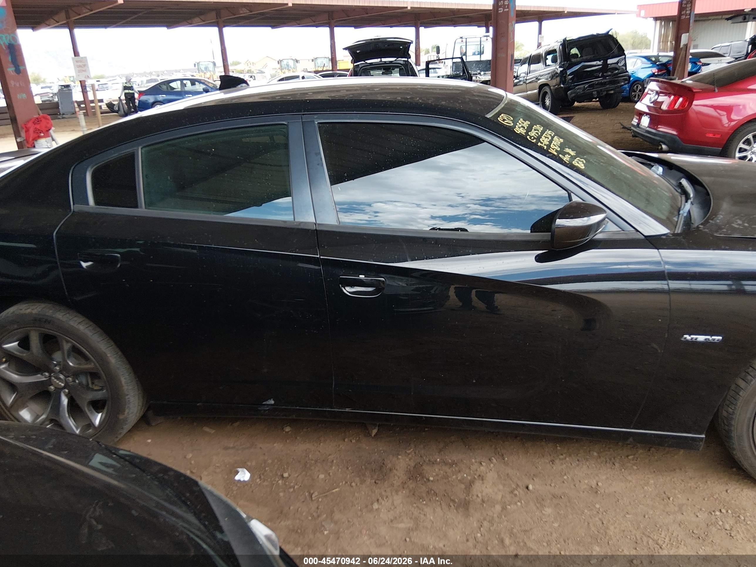 2015 Dodge Charger R/t Black vin: 2C3CDXCT3FH879292