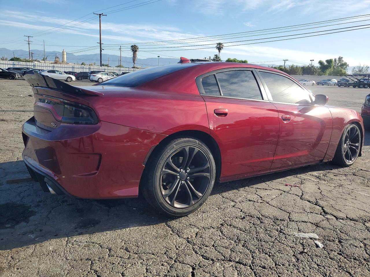 2020 Dodge Charger R Бордовый vin: 2C3CDXCT3LH220284