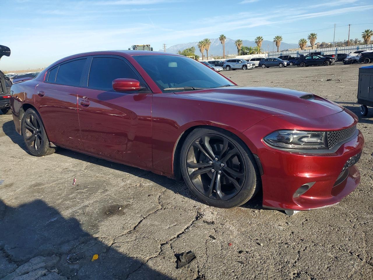 2020 Dodge Charger R Бордовый vin: 2C3CDXCT3LH220284