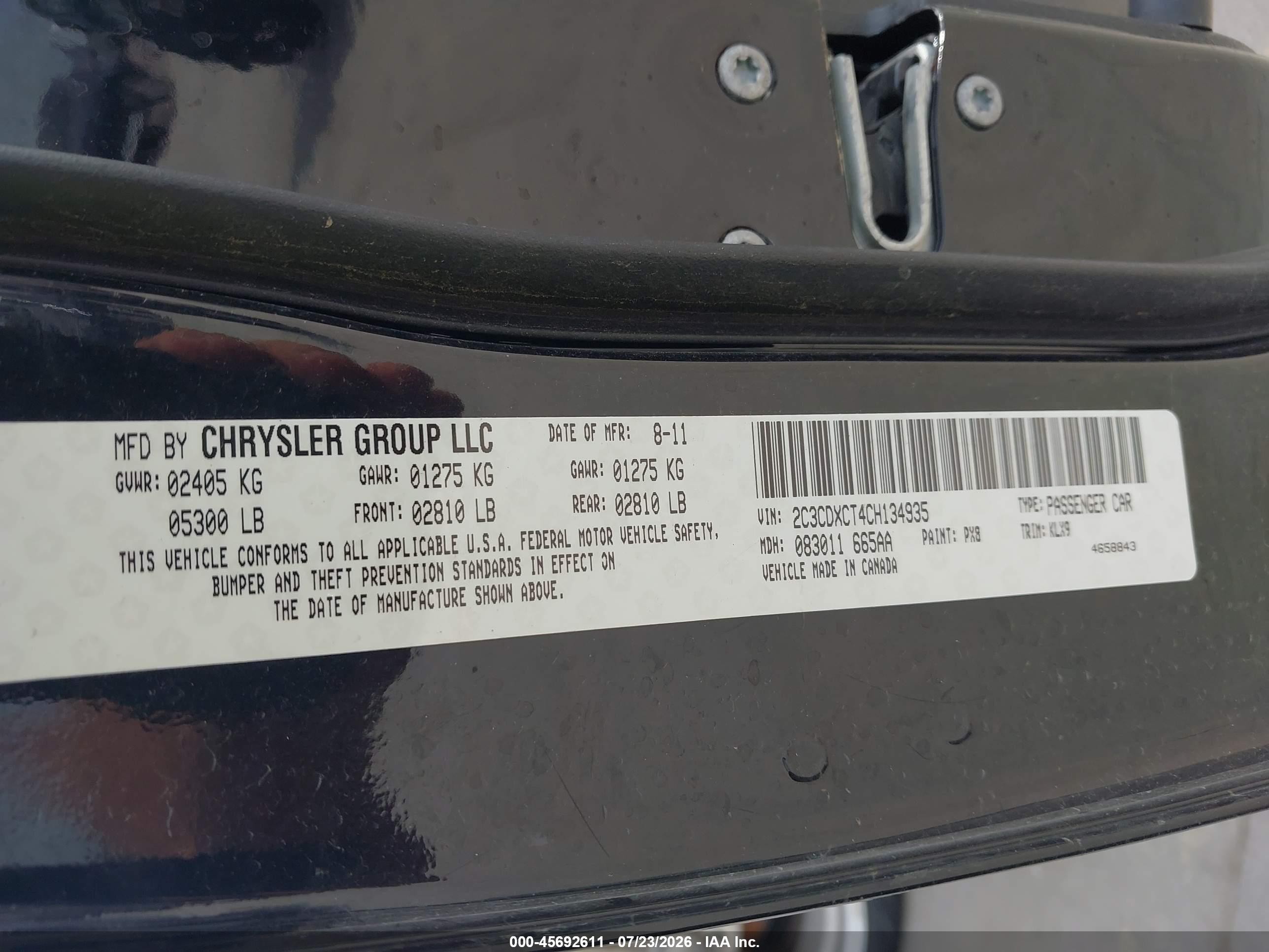 2012 Dodge Charger R/t Black vin: 2C3CDXCT4CH134935