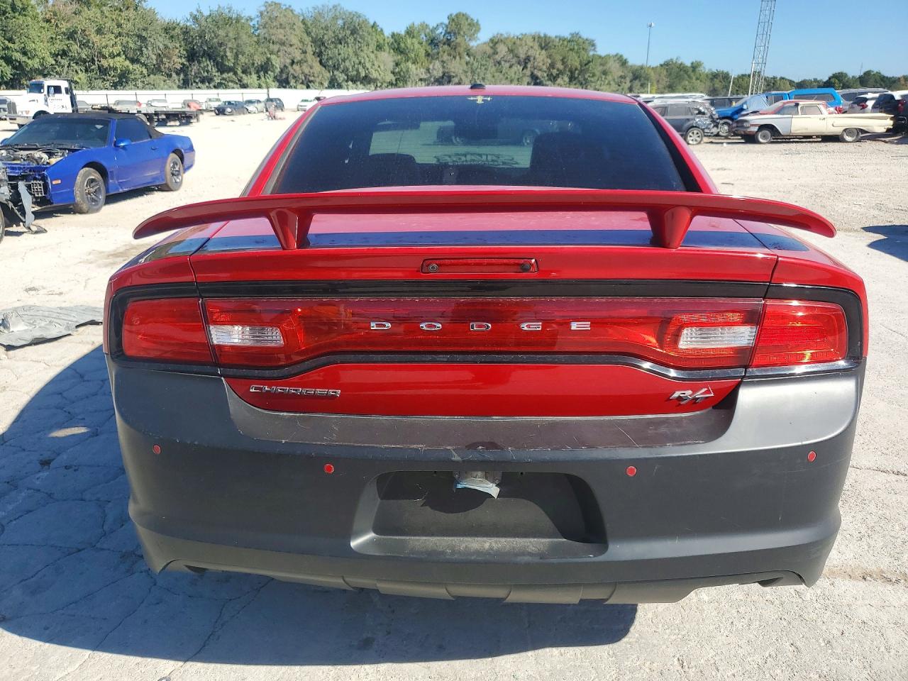 2012 Dodge Charger R/t Red vin: 2C3CDXCT4CH191071