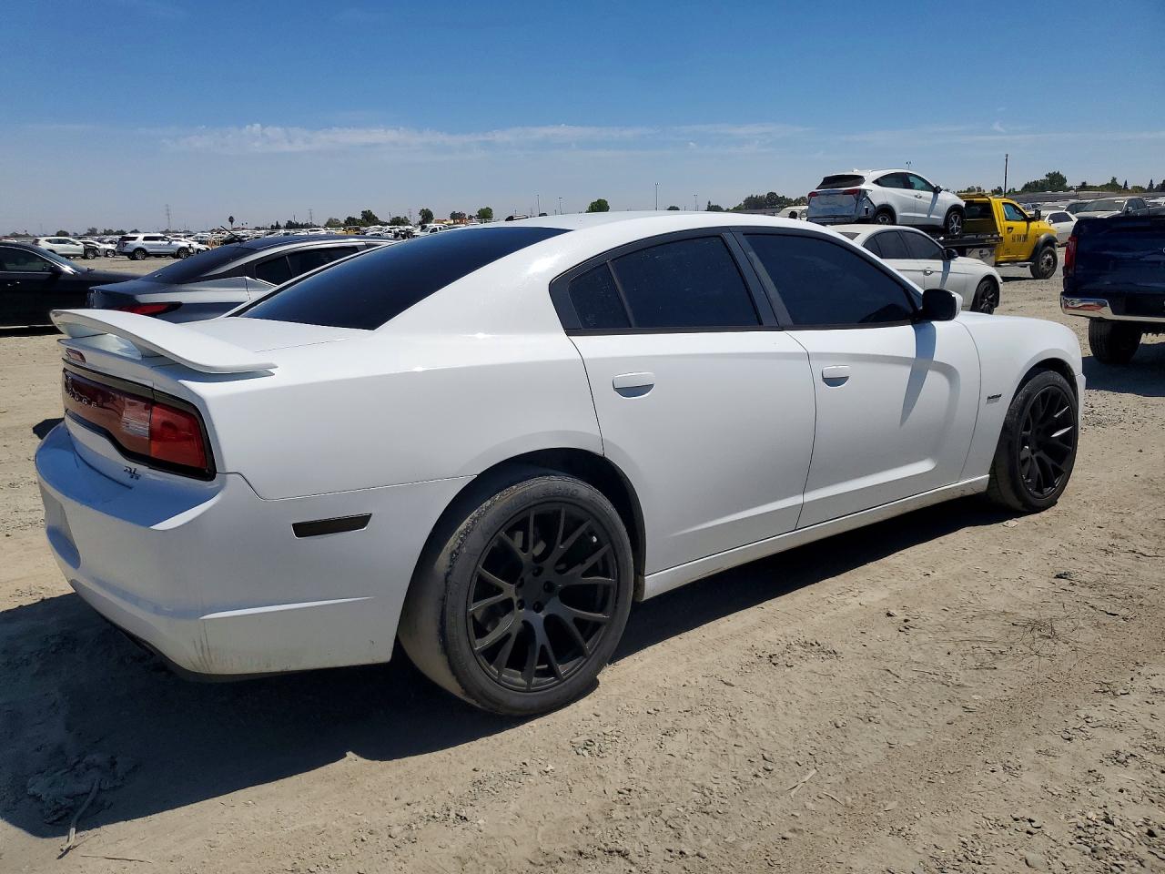 2013 Dodge Charger R/t White vin: 2C3CDXCT4DH552316