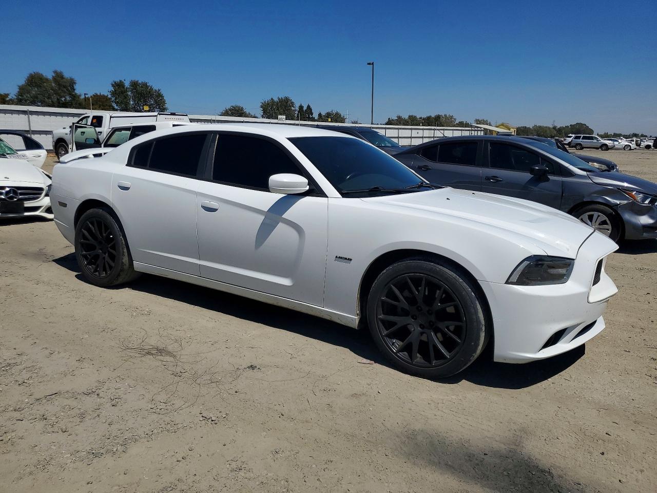 2013 Dodge Charger R/t White vin: 2C3CDXCT4DH552316