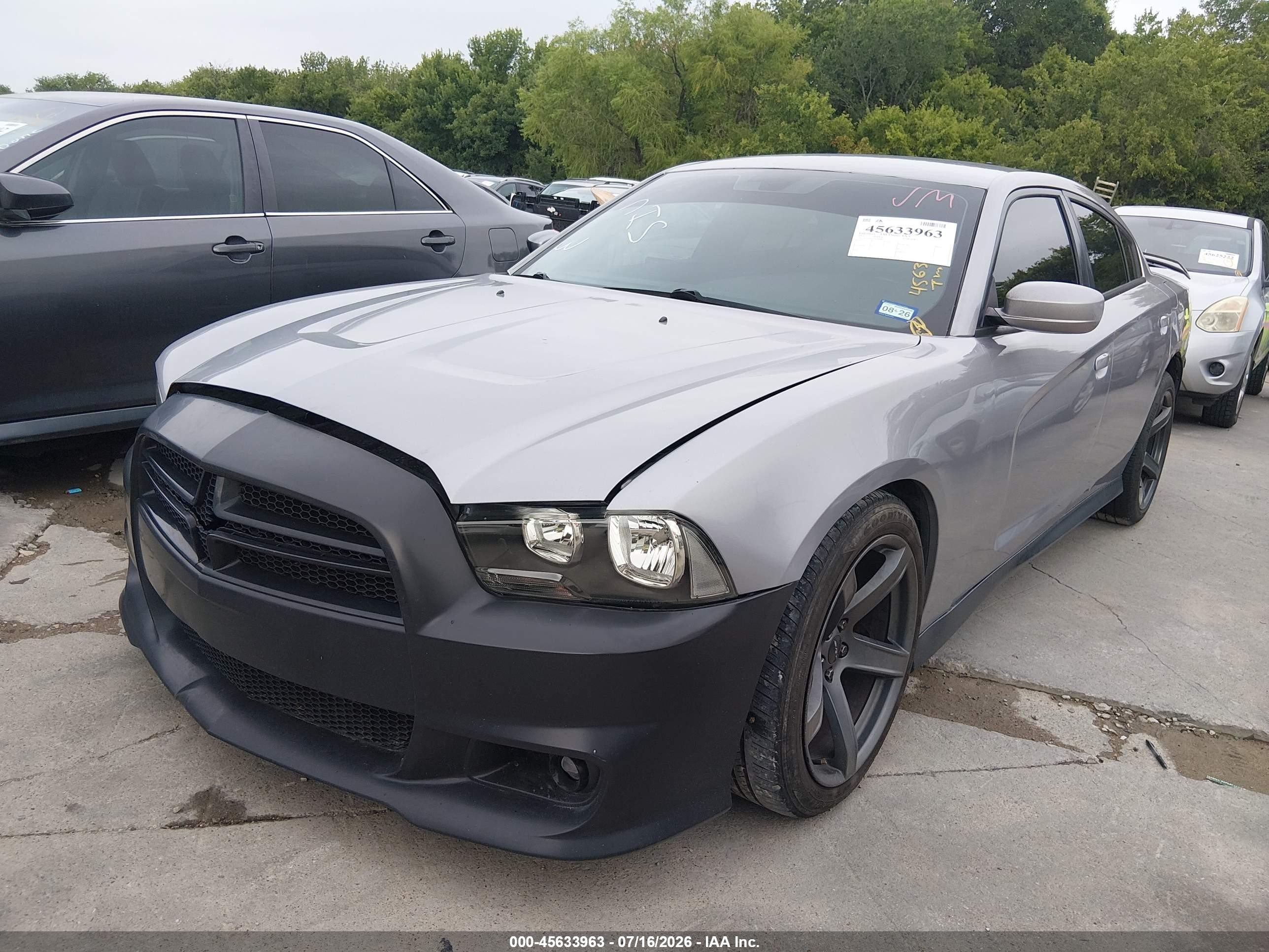 2013 Dodge Charger R/t Gray vin: 2C3CDXCT4DH604611