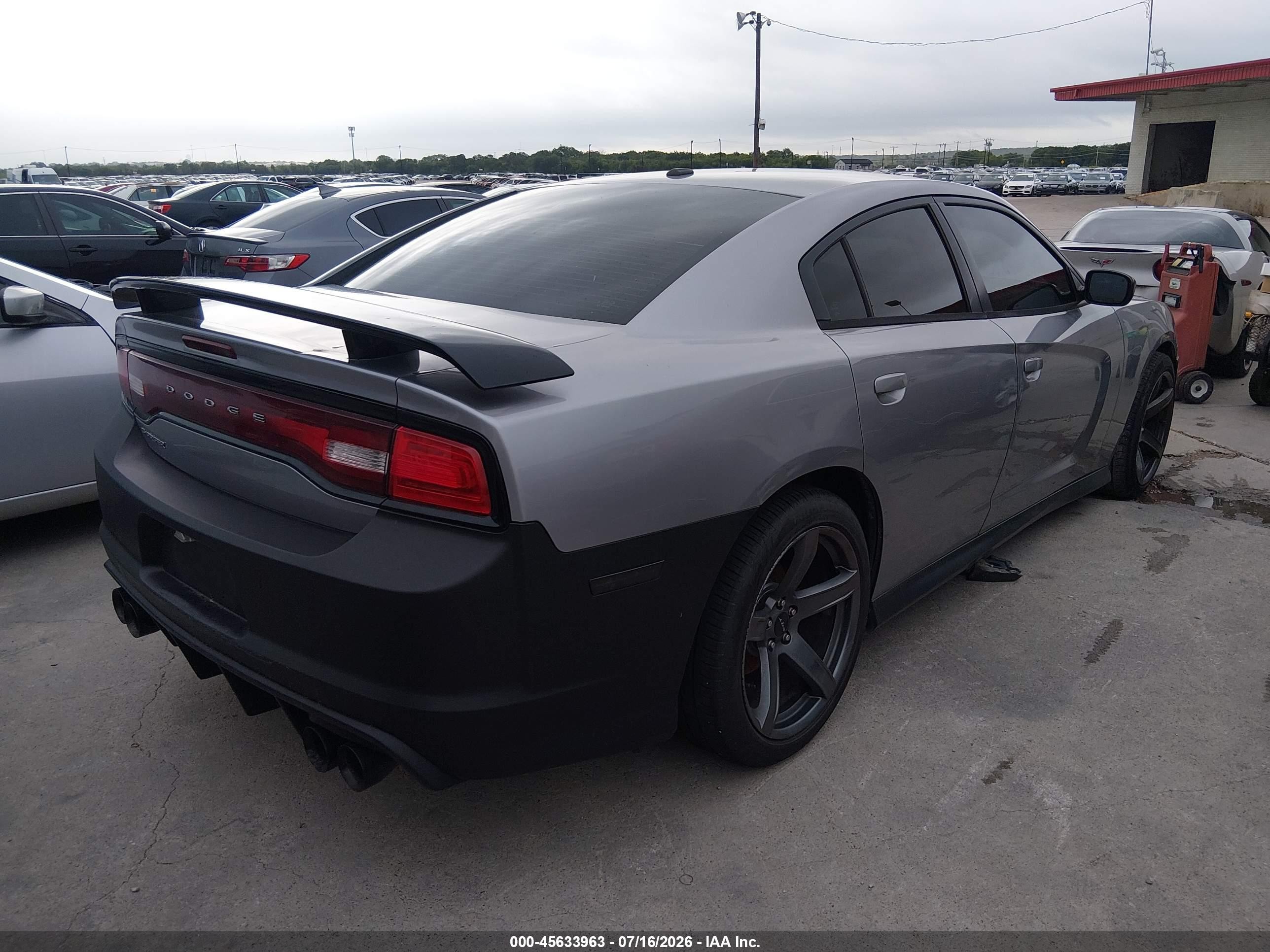 2013 Dodge Charger R/t Gray vin: 2C3CDXCT4DH604611