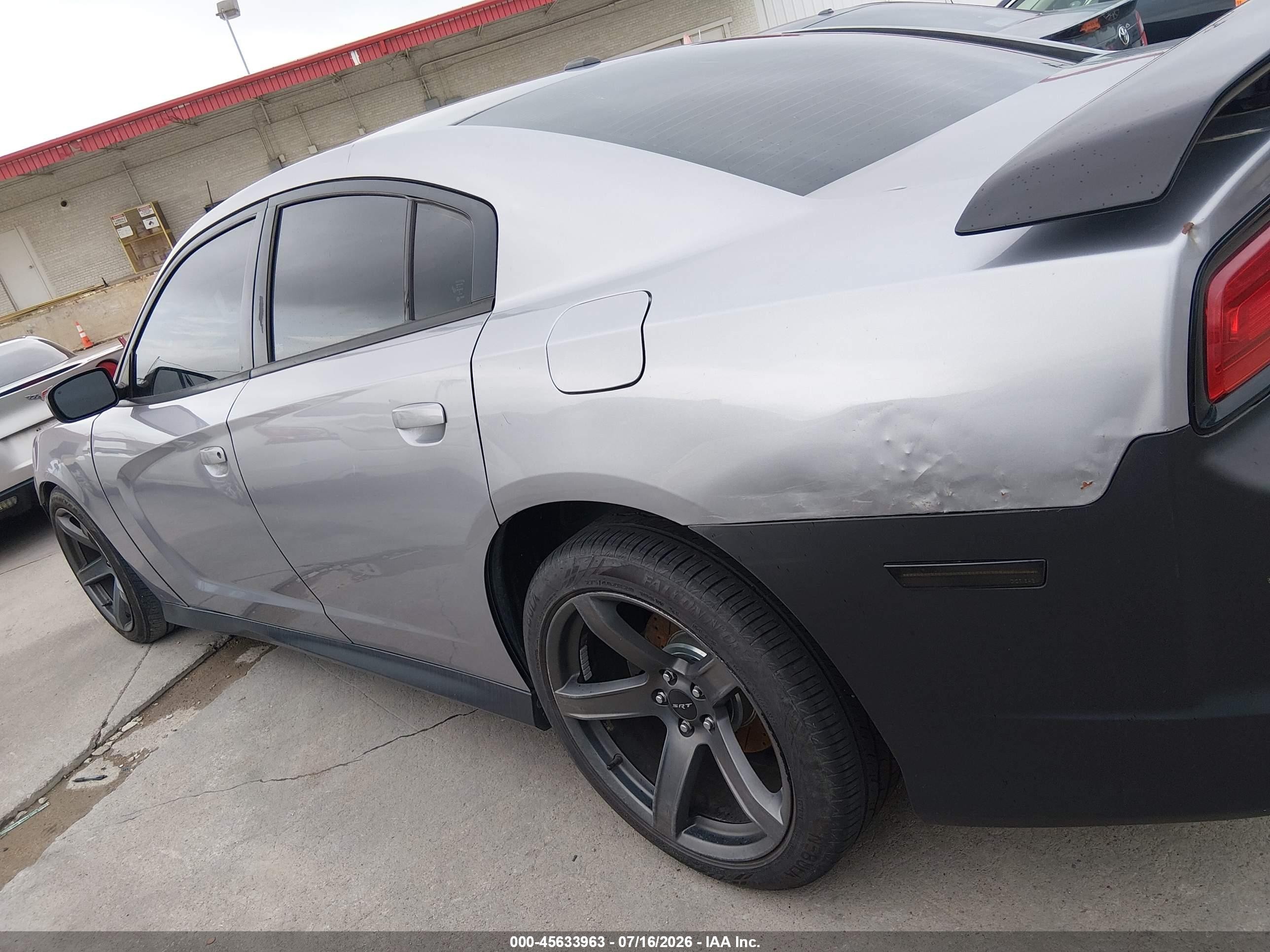 2013 Dodge Charger R/t Gray vin: 2C3CDXCT4DH604611