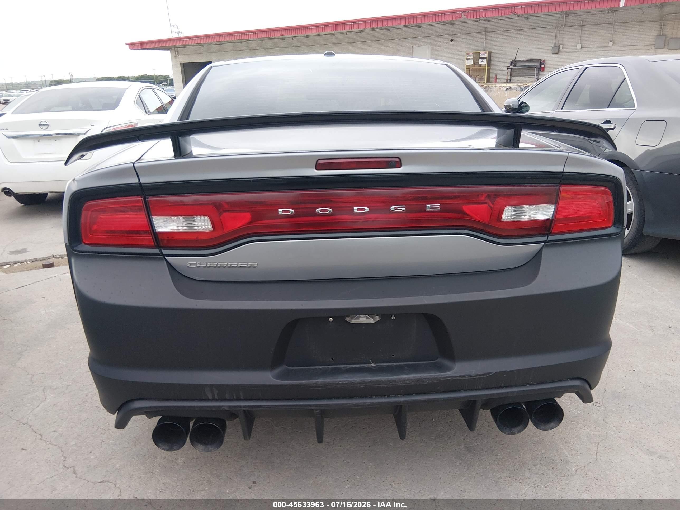 2013 Dodge Charger R/t Gray vin: 2C3CDXCT4DH604611