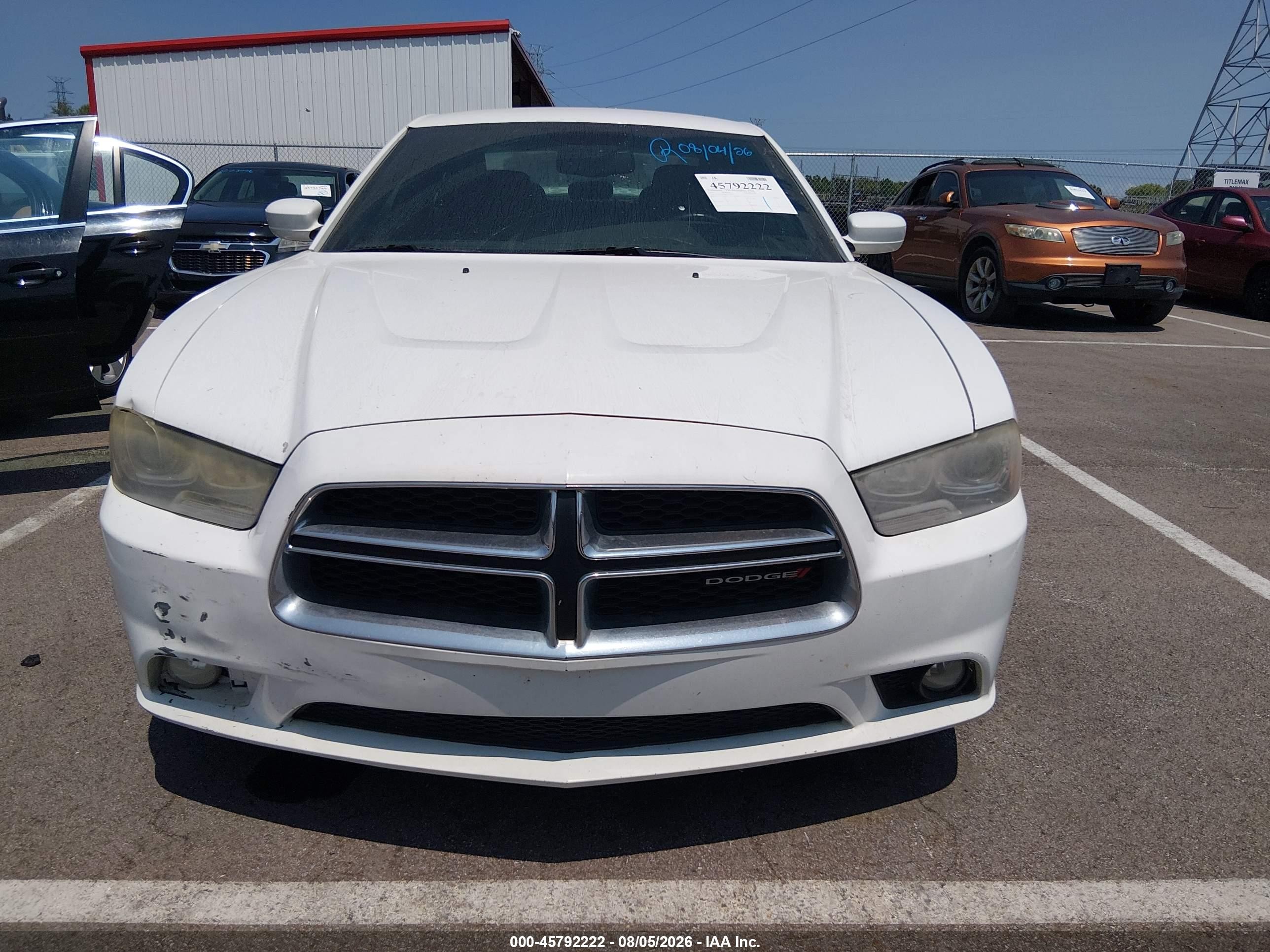 2014 Dodge Charger R/t Белый vin: 2C3CDXCT4EH144643