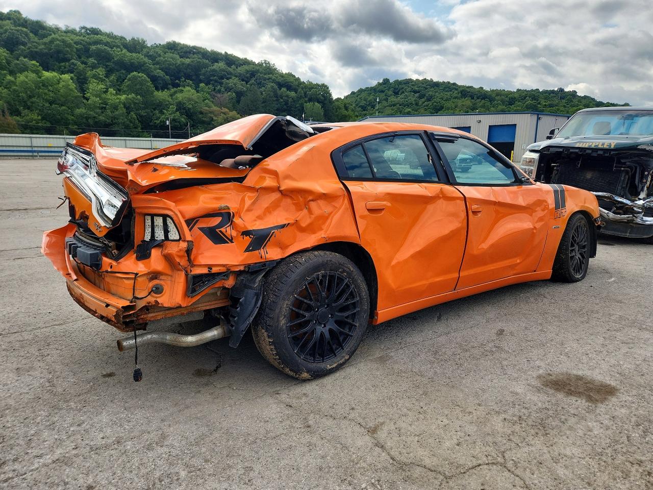 2014 Dodge Charger Rt Orange vin: 2C3CDXCT4EH163838