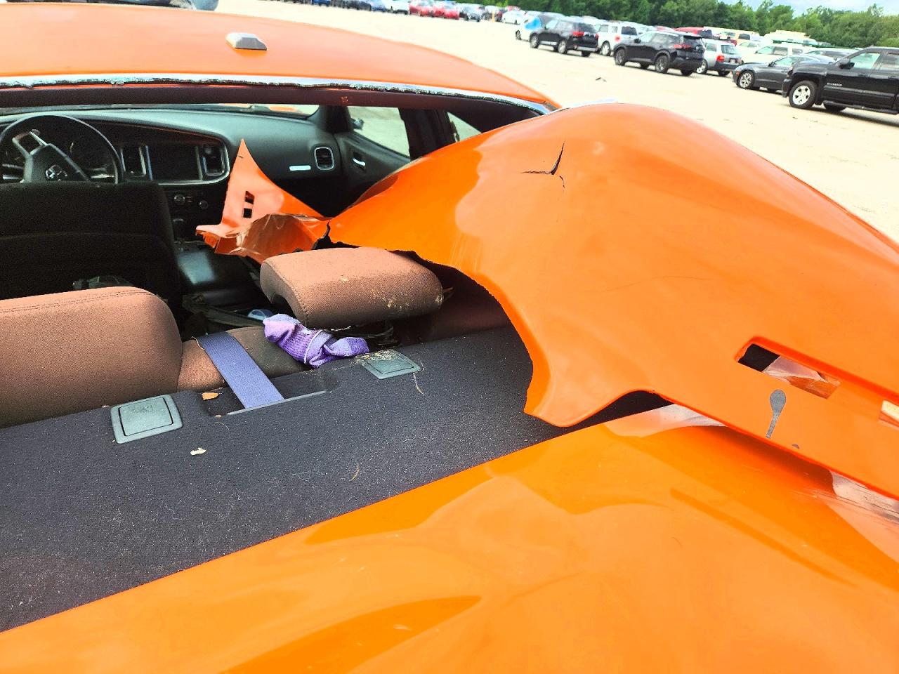 2014 Dodge Charger Rt Orange vin: 2C3CDXCT4EH163838
