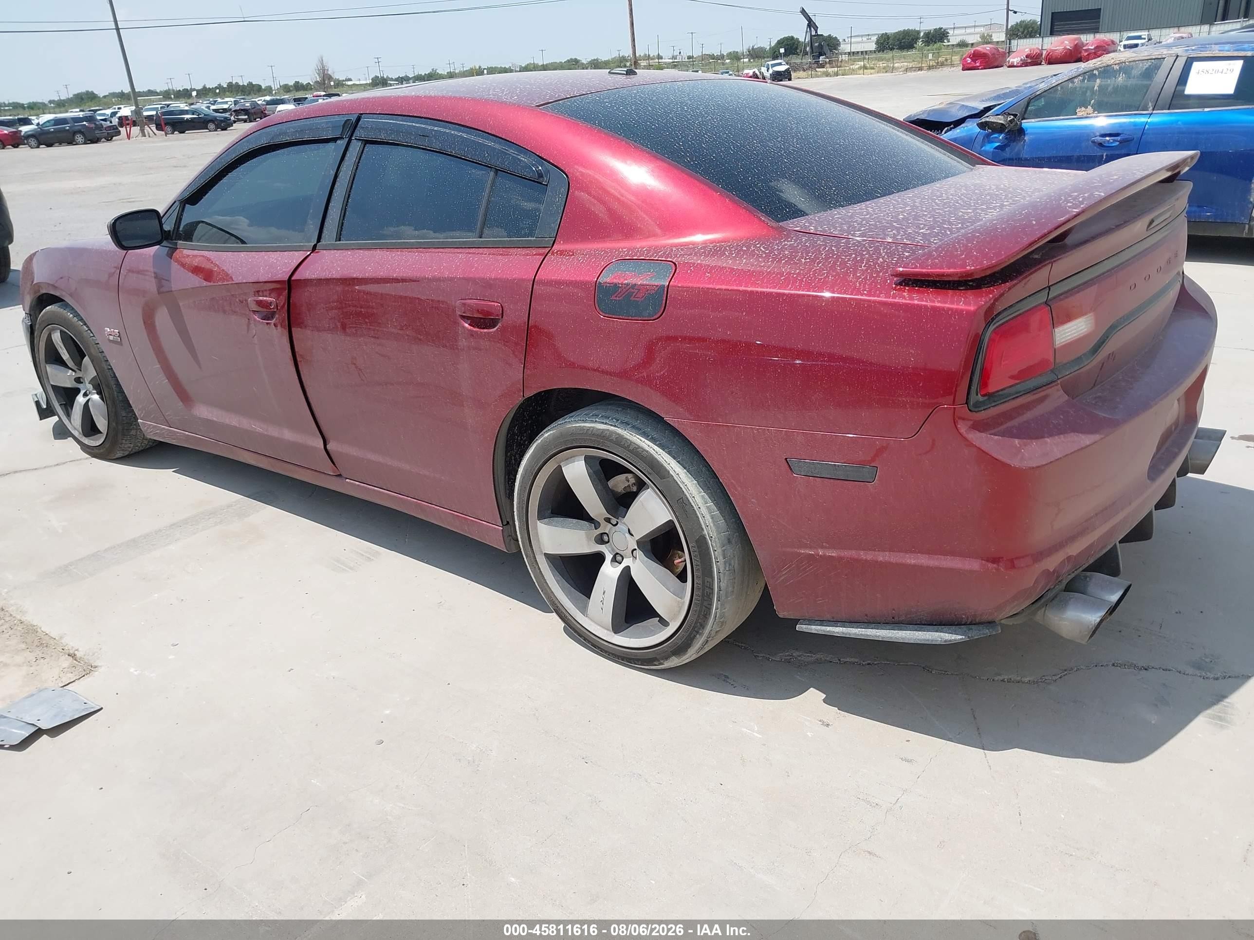 2014 Dodge Charger R/t 100th Anniversary Red vin: 2C3CDXCT4EH219048