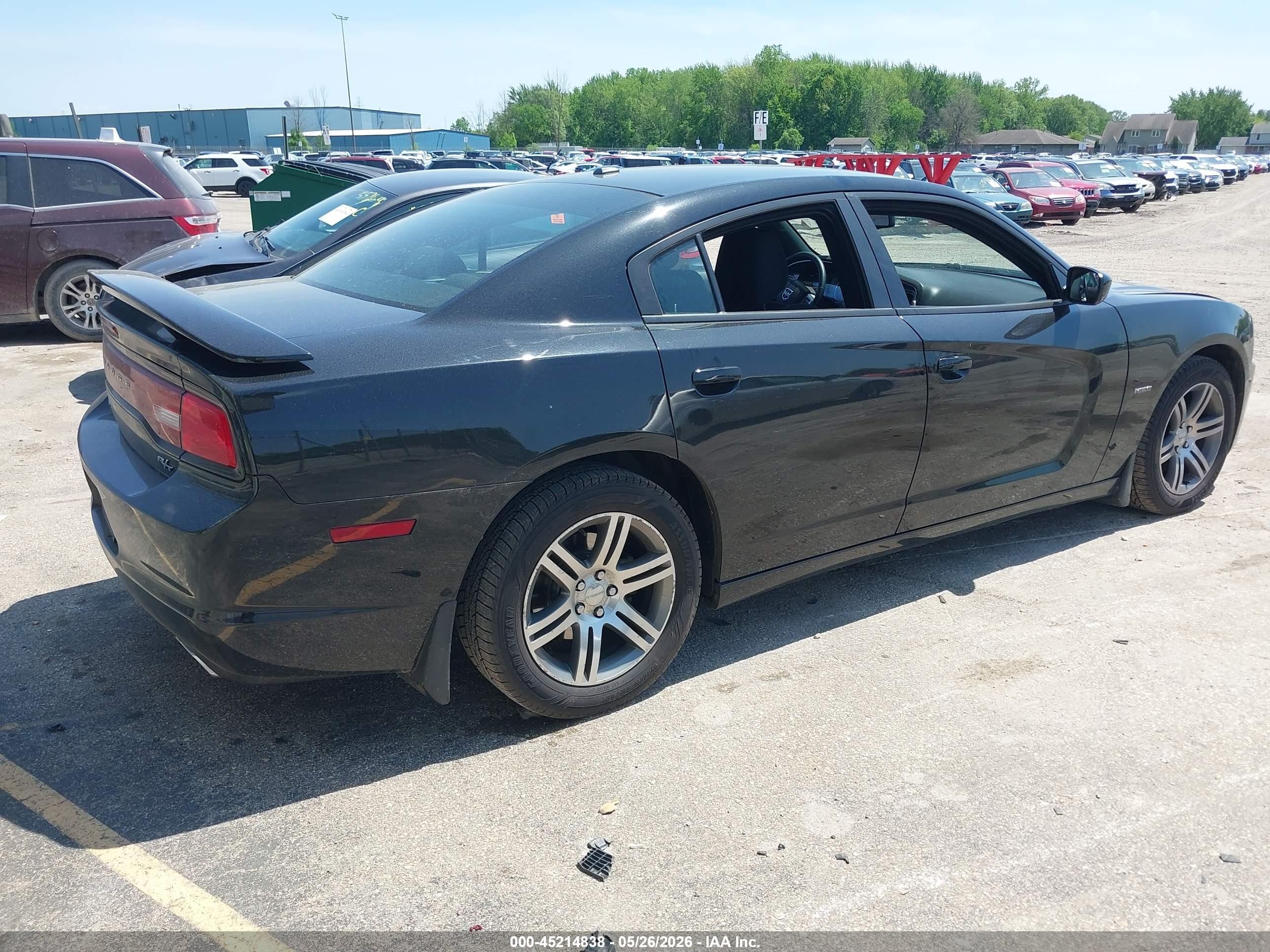 2014 Dodge Charger R/t Black vin: 2C3CDXCT4EH260876