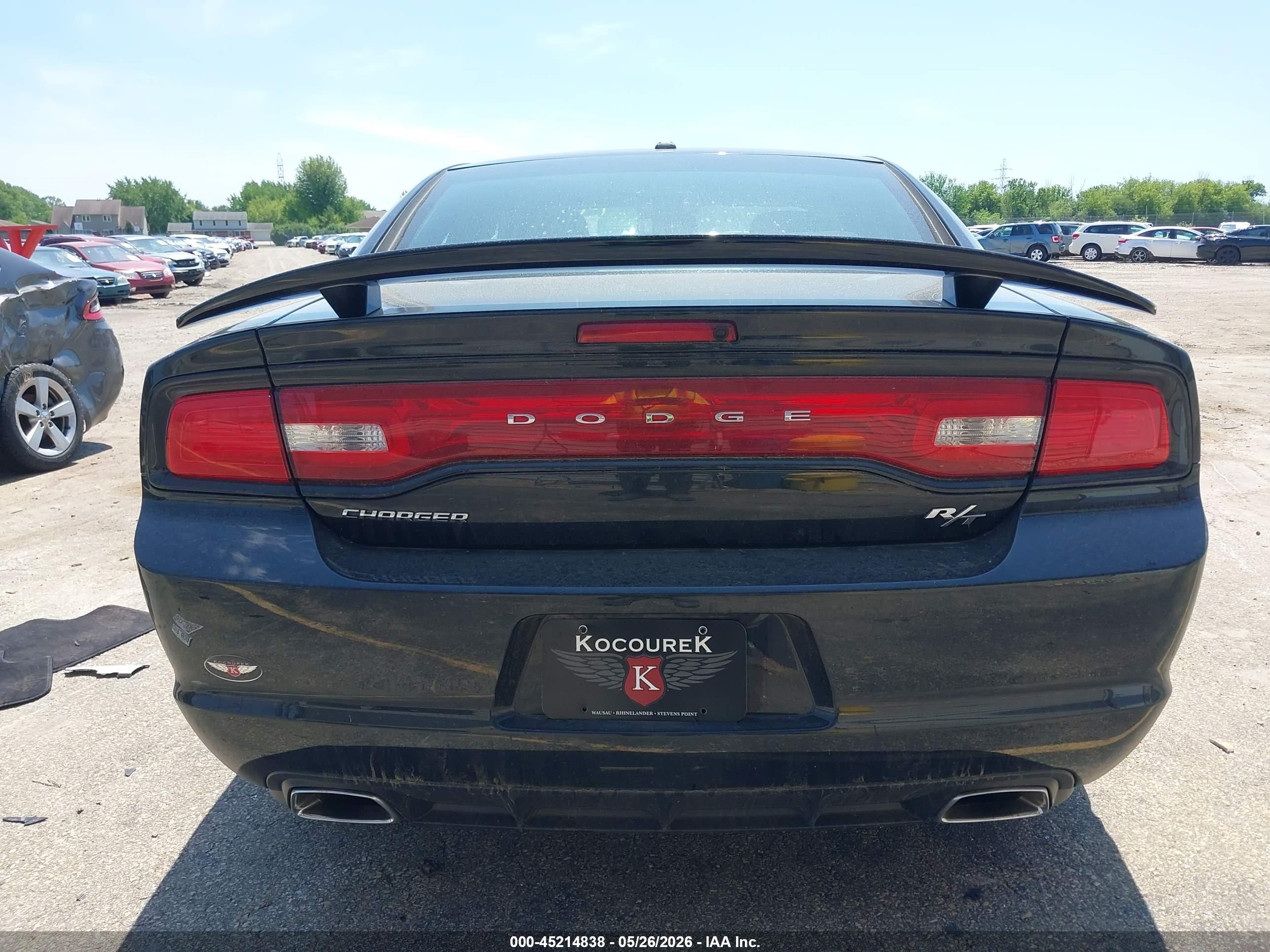 2014 Dodge Charger R/t Black vin: 2C3CDXCT4EH260876