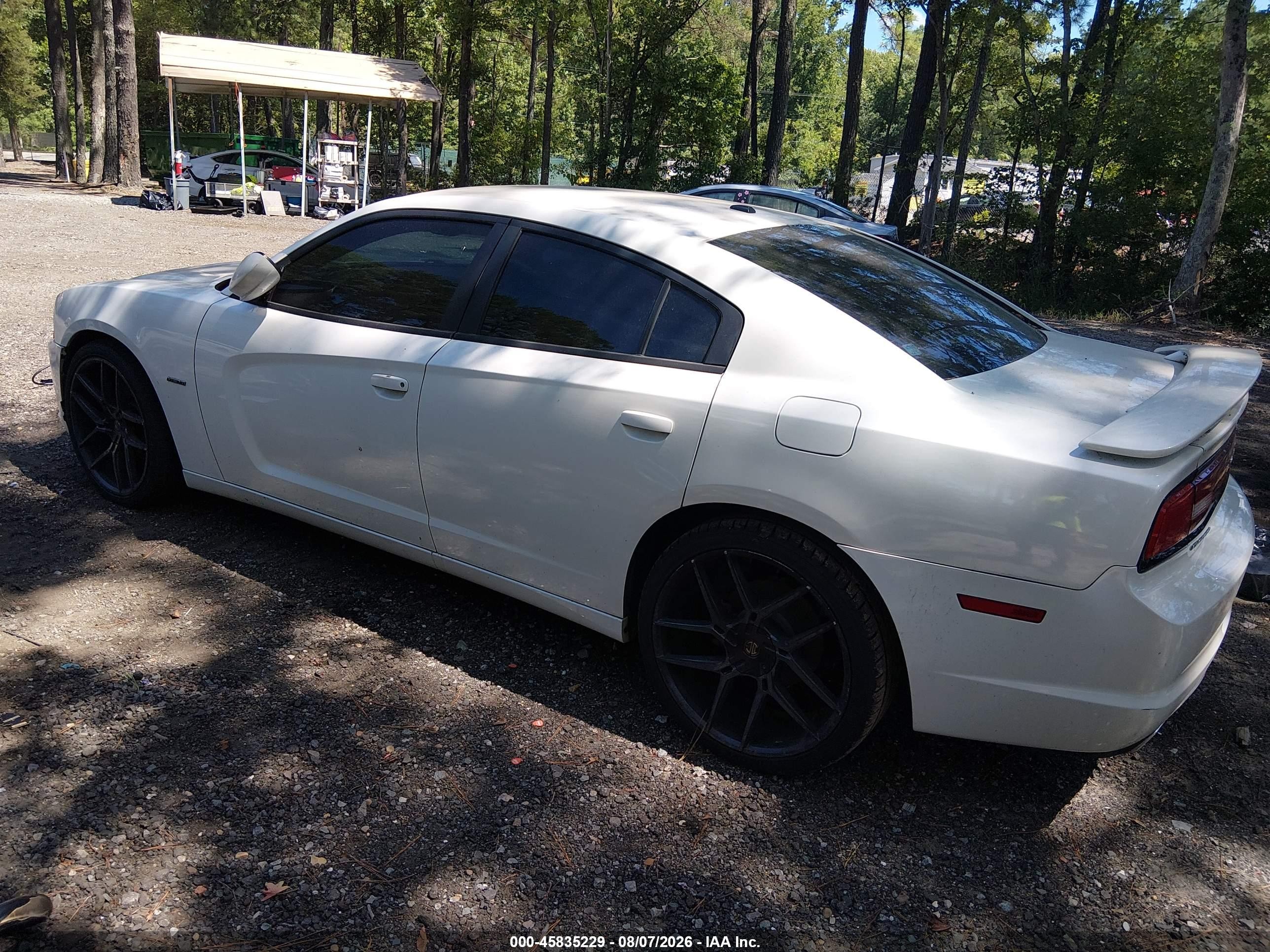 2014 Dodge Charger R/t White vin: 2C3CDXCT4EH334605