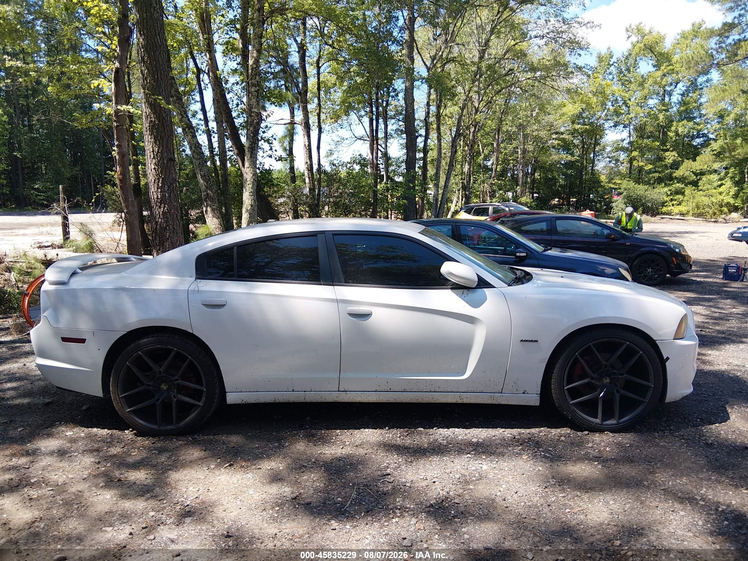 2014 Dodge Charger R/t White vin: 2C3CDXCT4EH334605