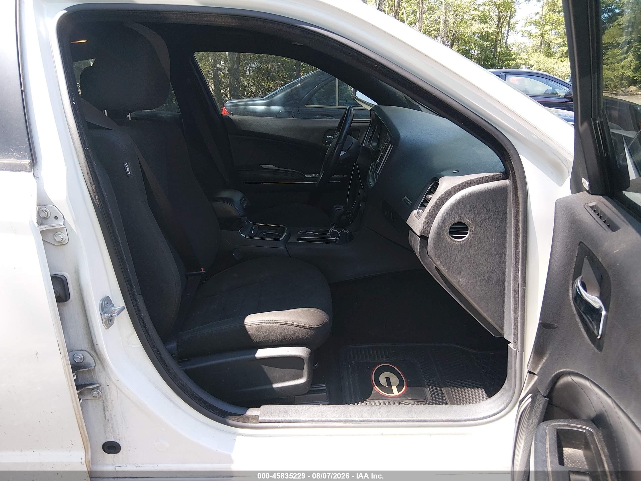 2014 Dodge Charger R/t White vin: 2C3CDXCT4EH334605