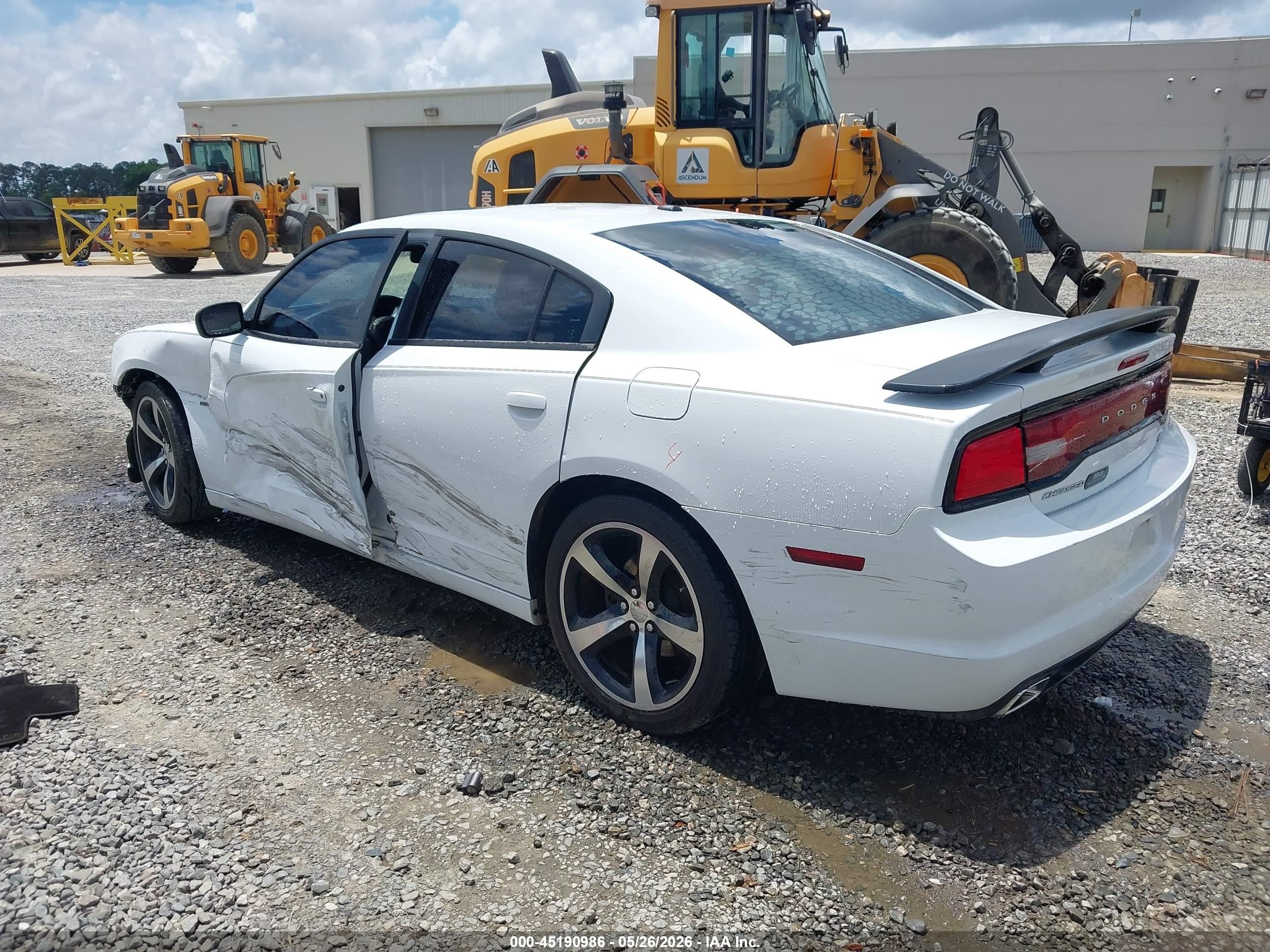2014 Dodge Charger R/t White vin: 2C3CDXCT4EH368415