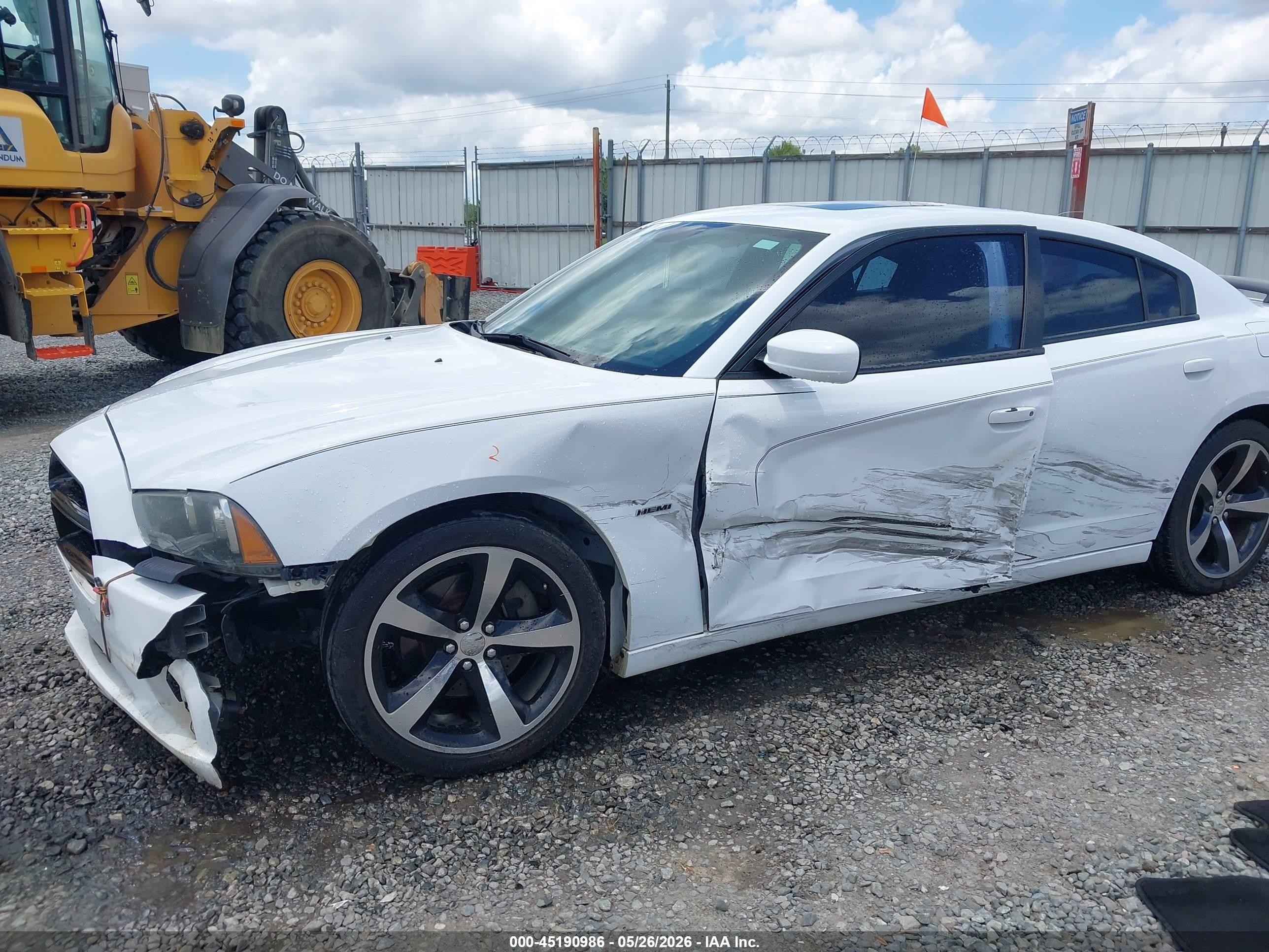 2014 Dodge Charger R/t White vin: 2C3CDXCT4EH368415