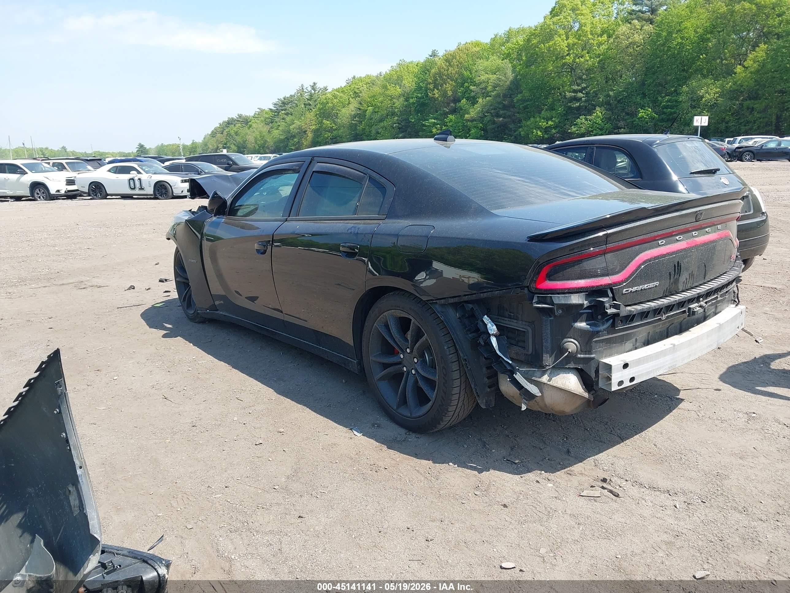 2015 Dodge Charger Road/track Black vin: 2C3CDXCT4FH734956