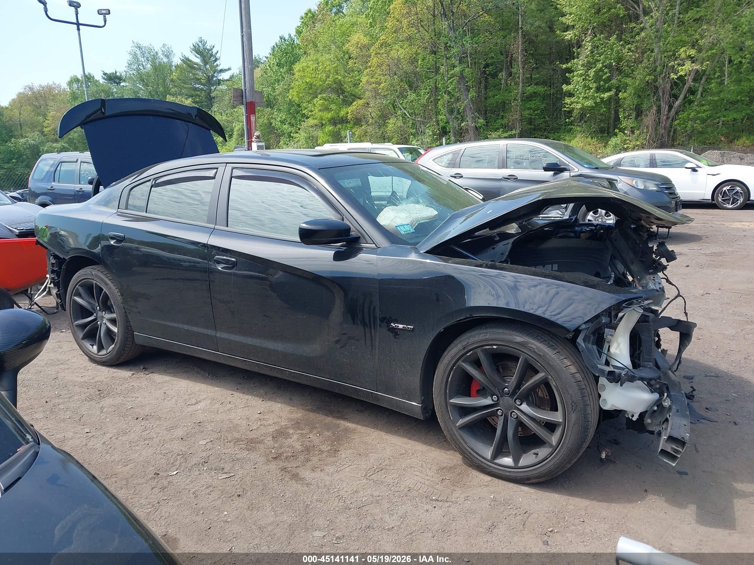 2015 Dodge Charger Road/track Black vin: 2C3CDXCT4FH734956