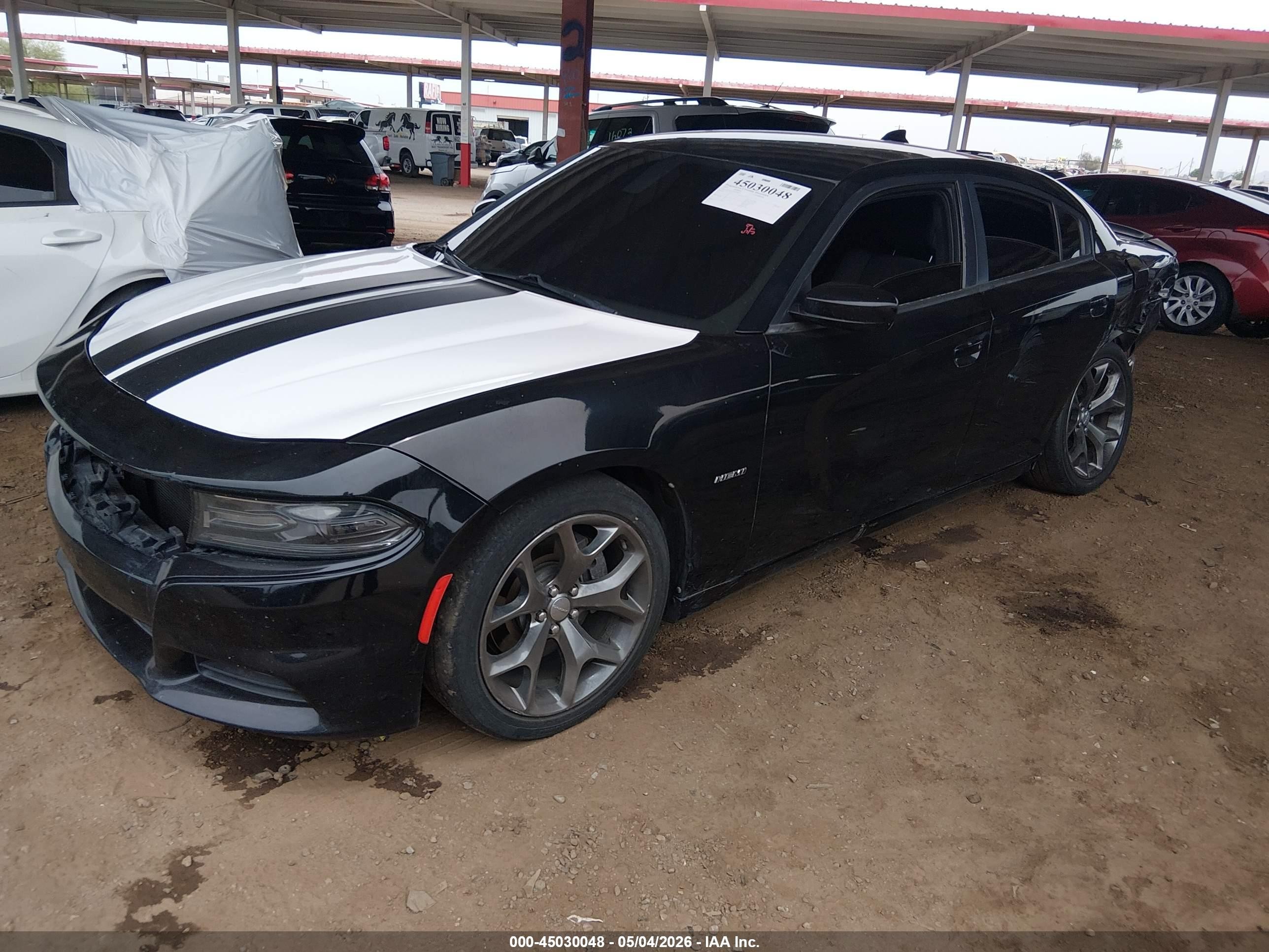 2015 Dodge Charger R/t Black vin: 2C3CDXCT4FH738523