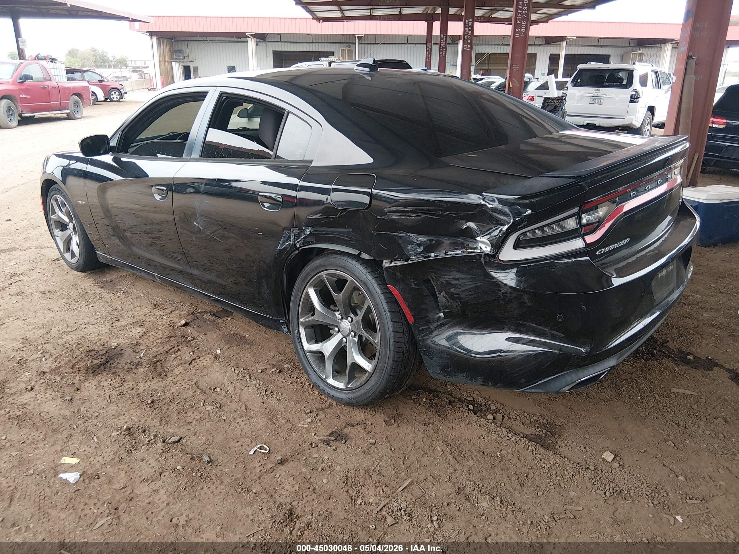 2015 Dodge Charger R/t Black vin: 2C3CDXCT4FH738523