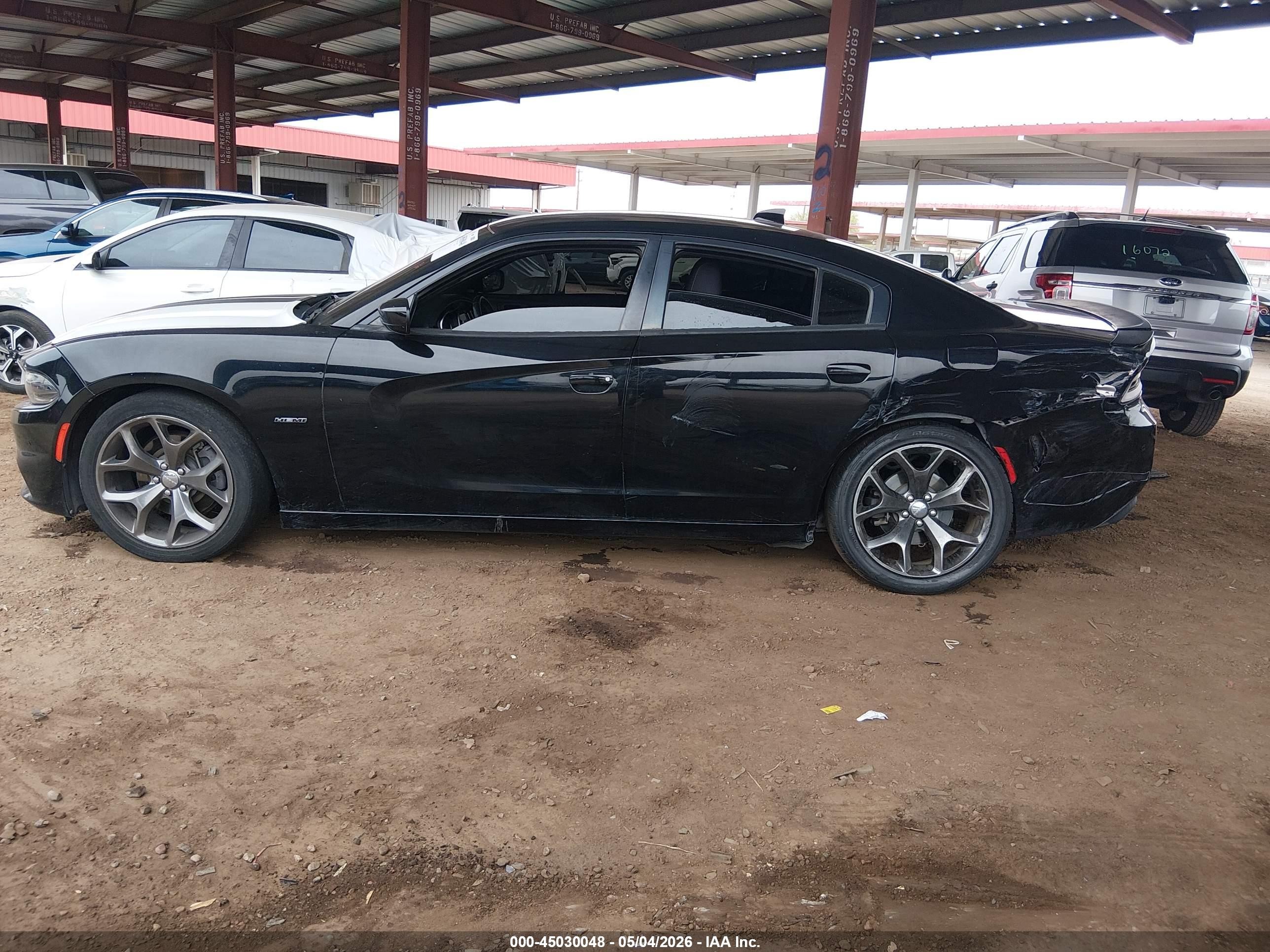 2015 Dodge Charger R/t Black vin: 2C3CDXCT4FH738523