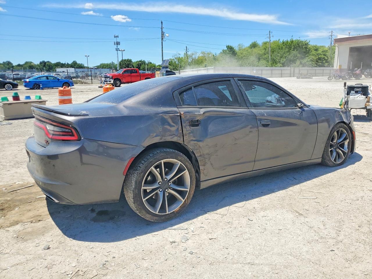 2015 Dodge Charger R/t Gray vin: 2C3CDXCT4FH825533