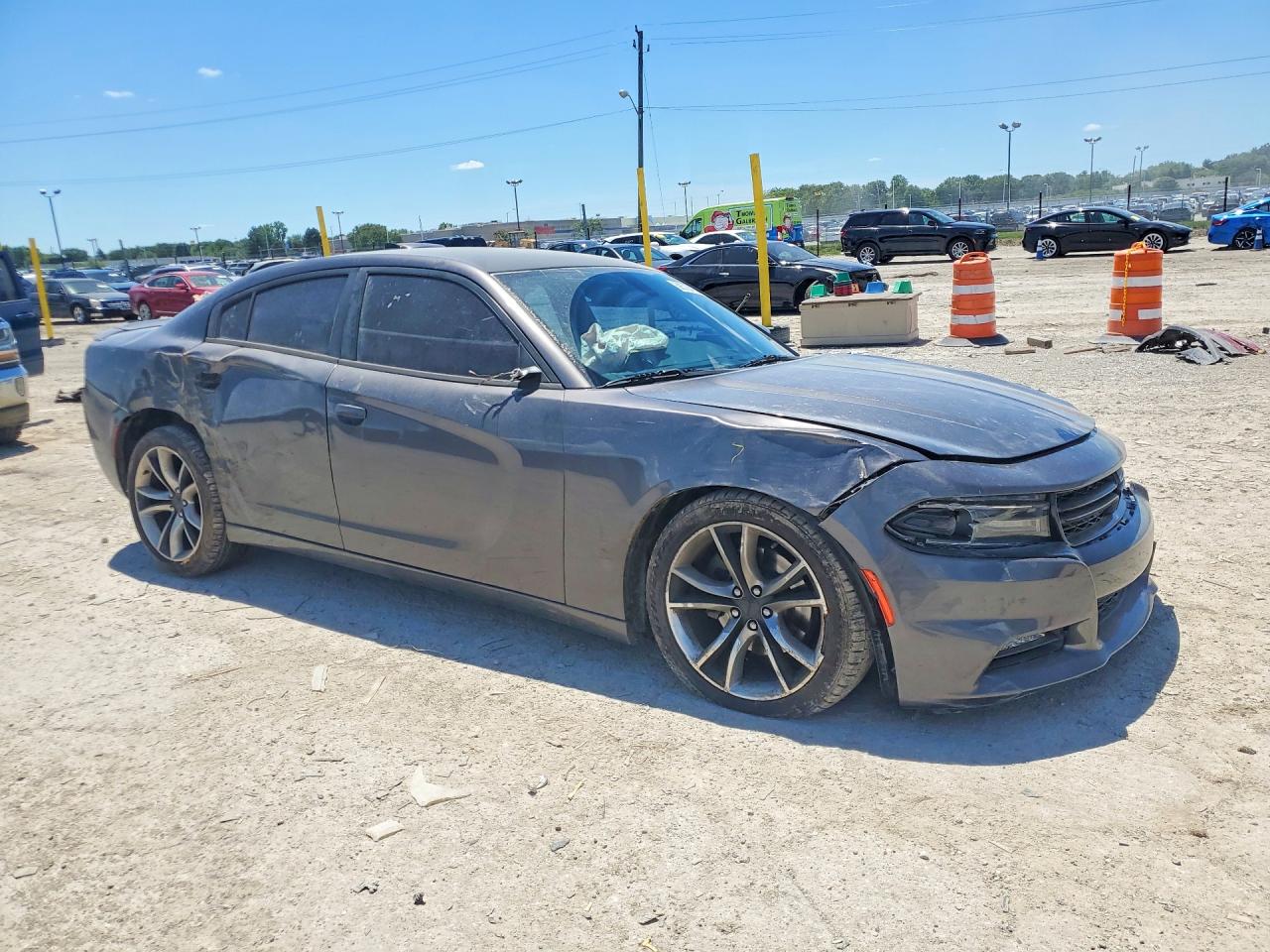 2015 Dodge Charger R/t Gray vin: 2C3CDXCT4FH825533