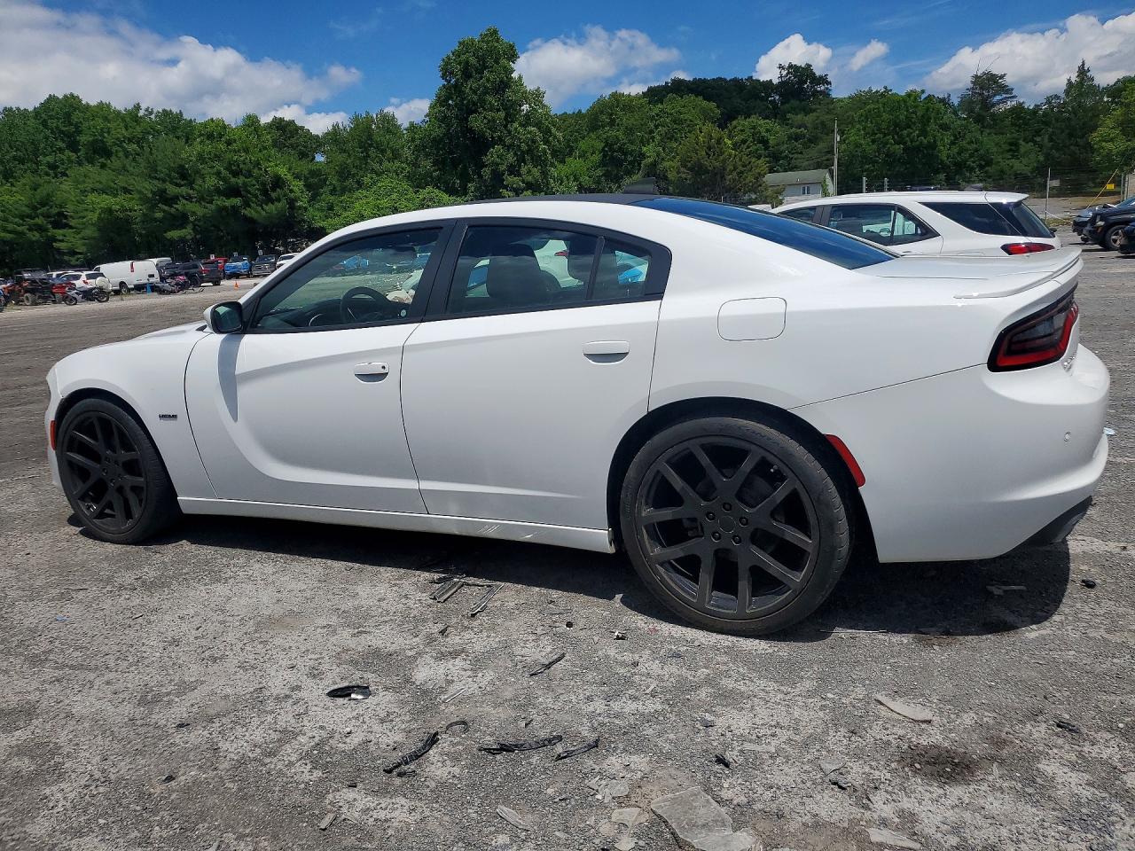 2015 Dodge Charger R White vin: 2C3CDXCT4FH862596