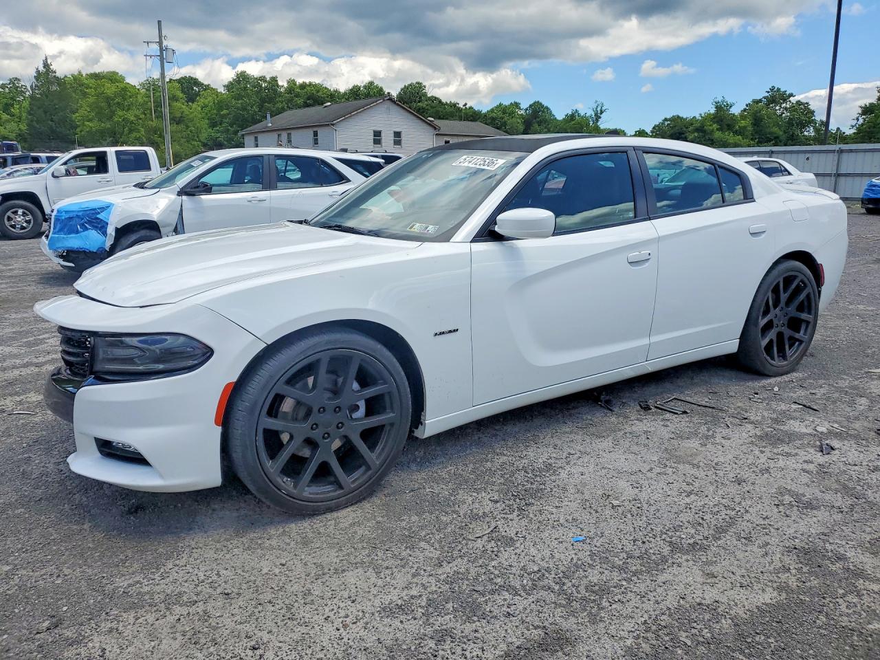 2015 Dodge Charger R White vin: 2C3CDXCT4FH862596