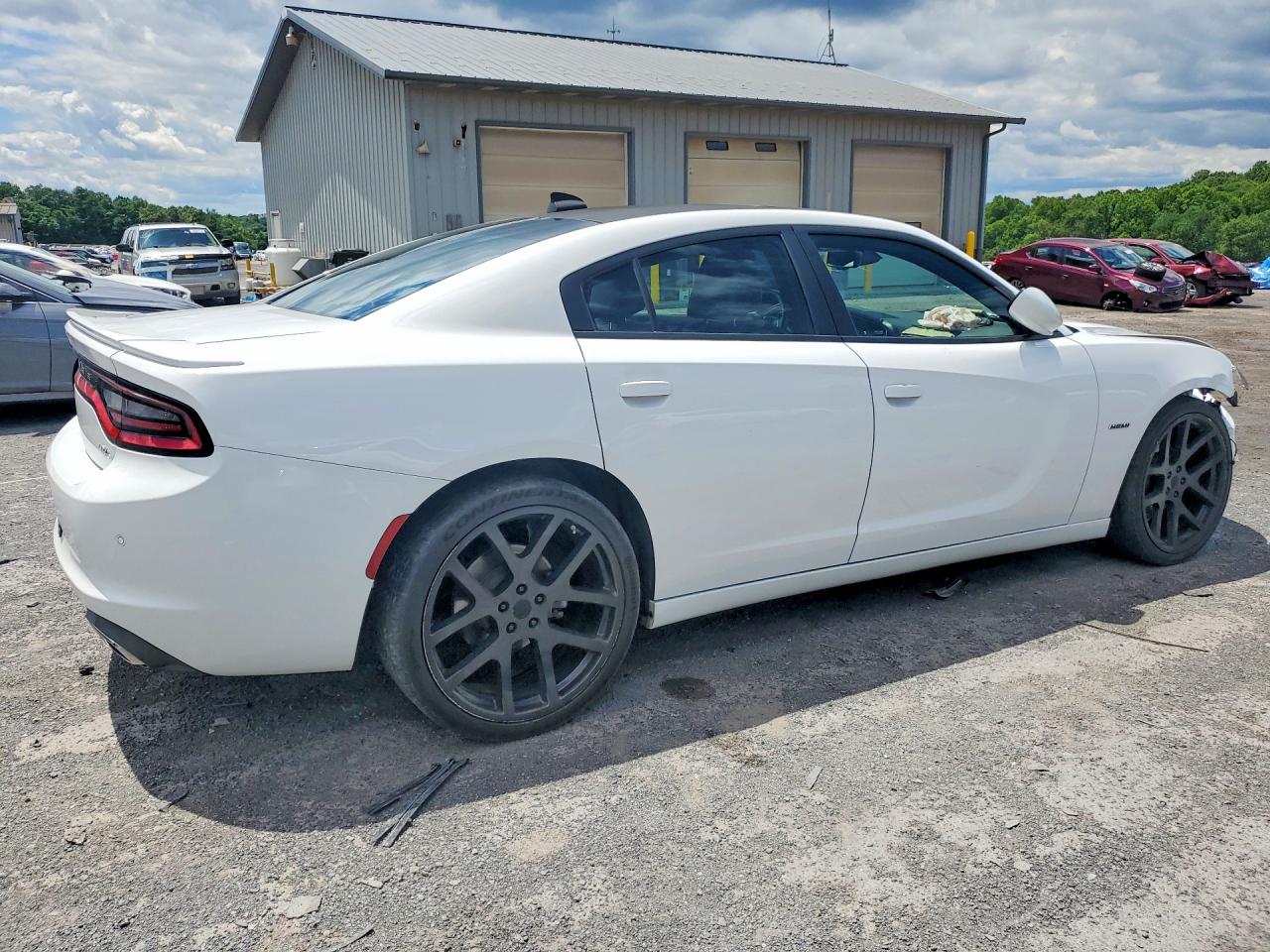 2015 Dodge Charger R White vin: 2C3CDXCT4FH862596