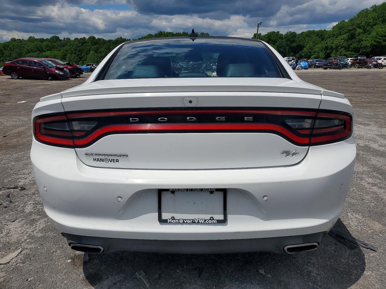 2015 Dodge Charger R White vin: 2C3CDXCT4FH862596