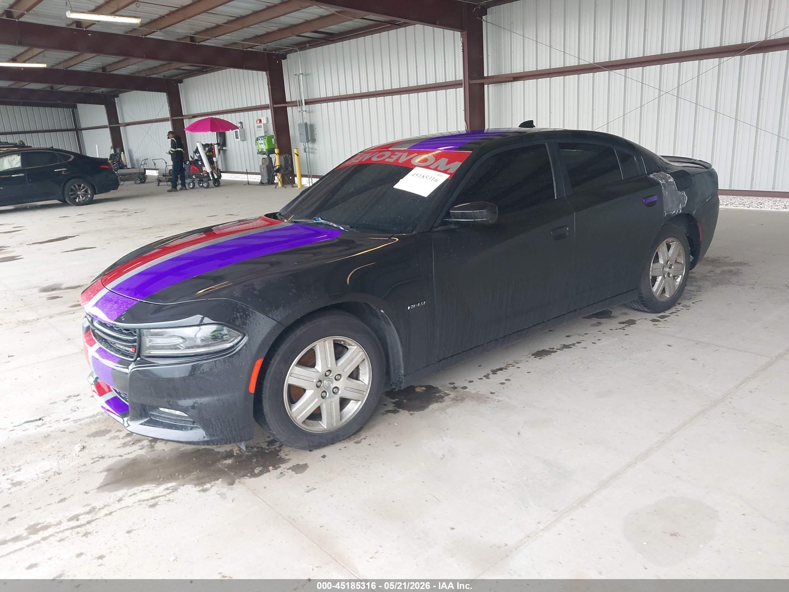 2015 Dodge Charger R/t Black vin: 2C3CDXCT4FH886056