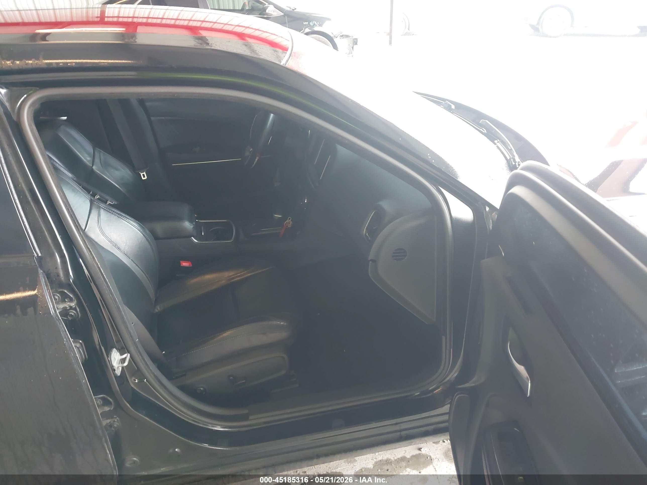 2015 Dodge Charger R/t Black vin: 2C3CDXCT4FH886056