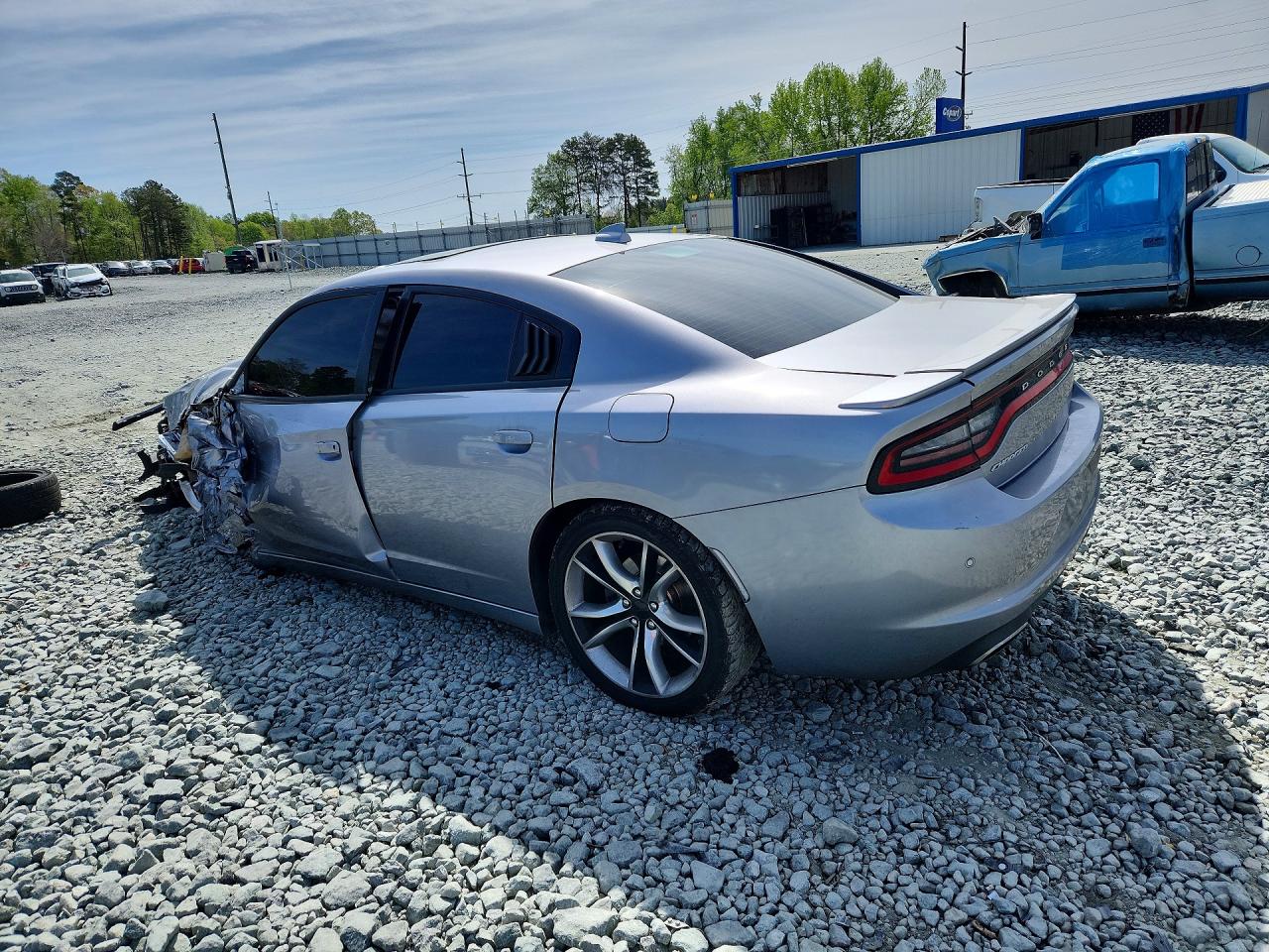 2016 Dodge Charger R Silver vin: 2C3CDXCT4GH241926
