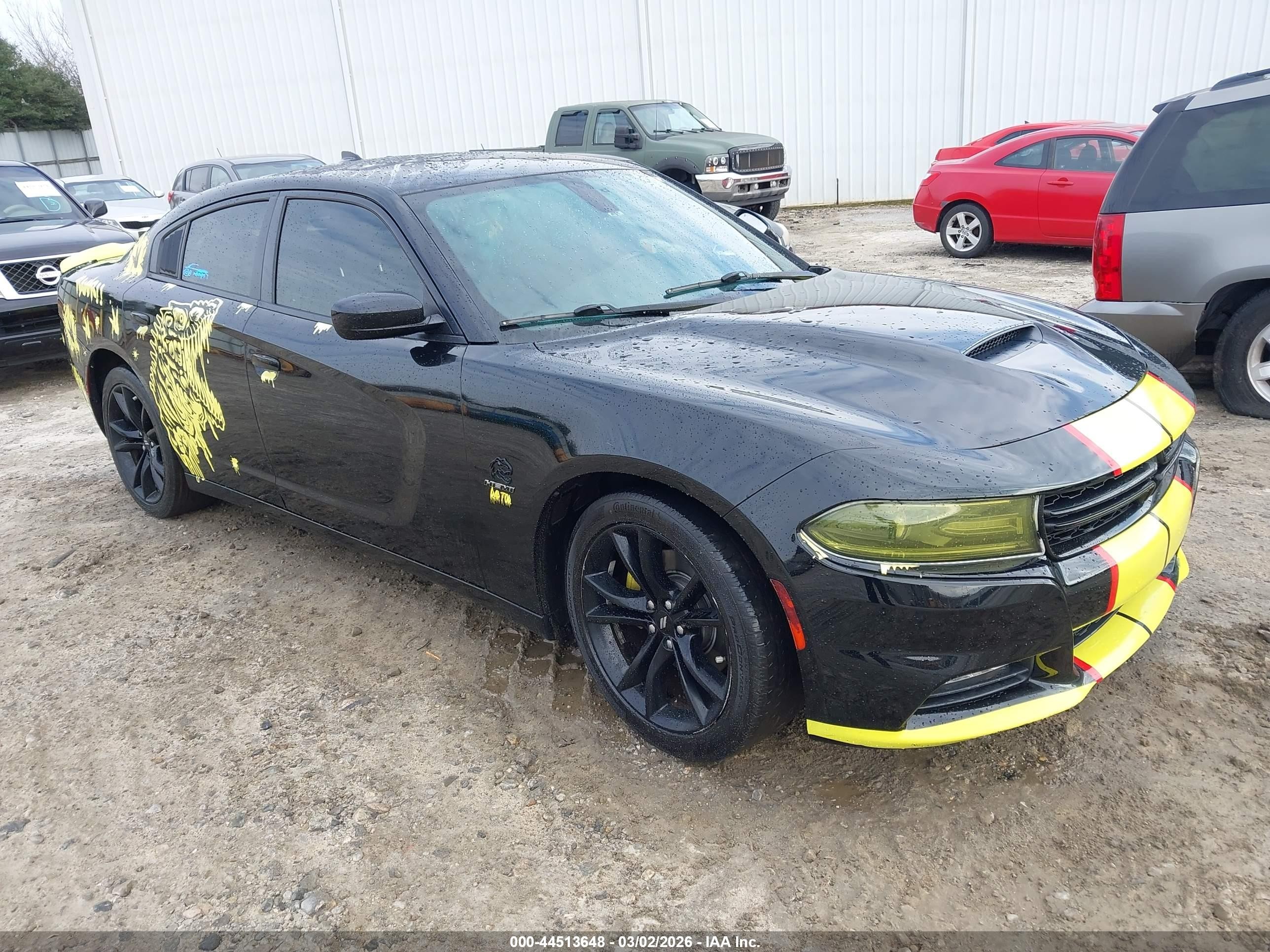 2017 Dodge Charger R/t Rwd Черный vin: 2C3CDXCT4HH572216