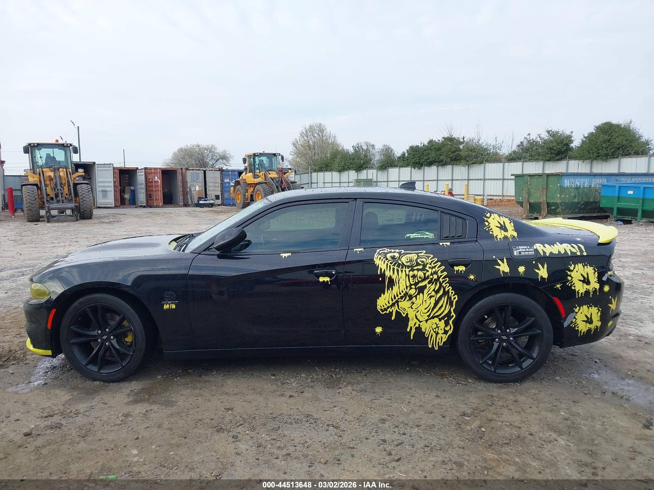 2017 Dodge Charger R/t Rwd Черный vin: 2C3CDXCT4HH572216