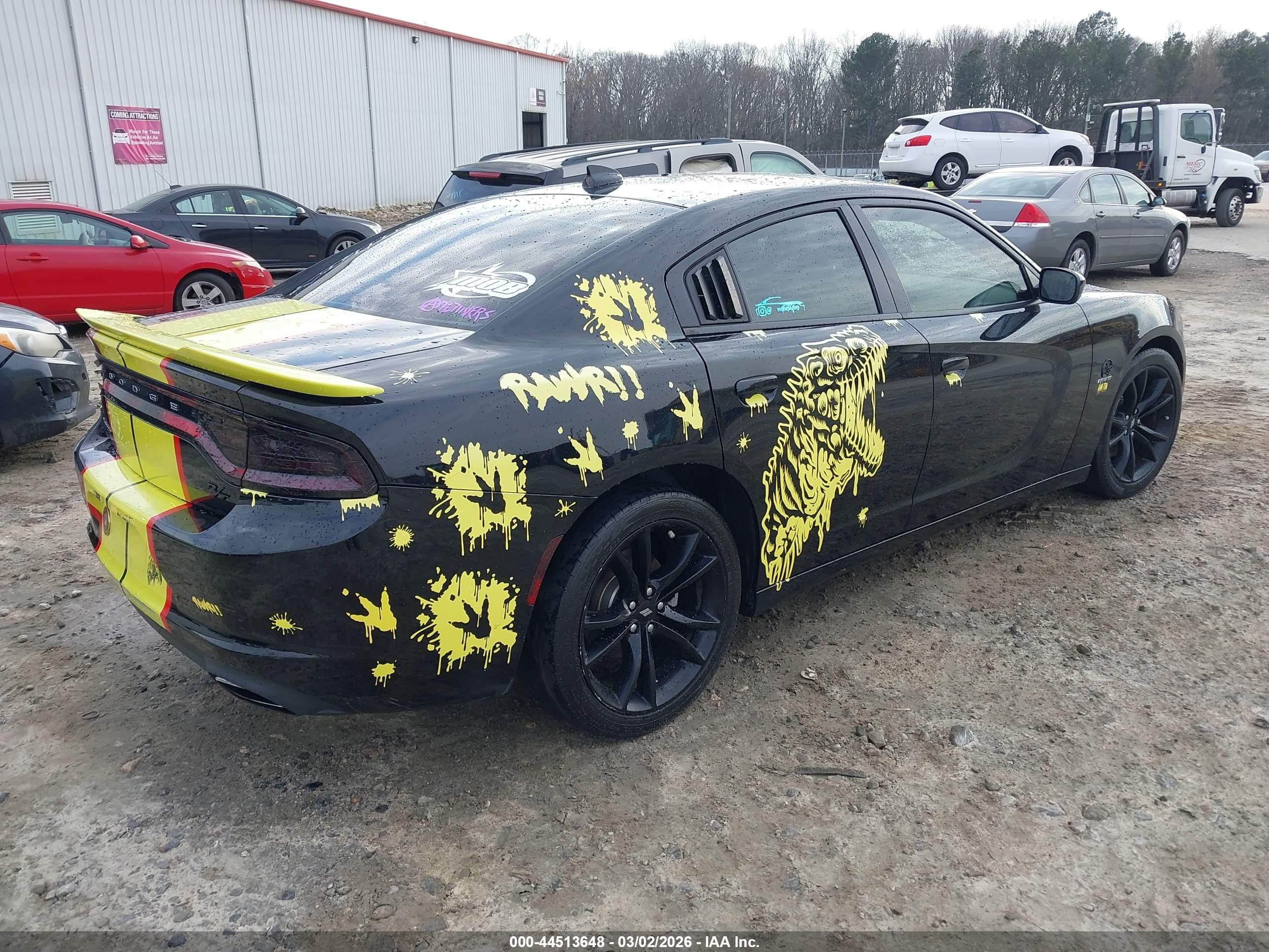 2017 Dodge Charger R/t Rwd Черный vin: 2C3CDXCT4HH572216