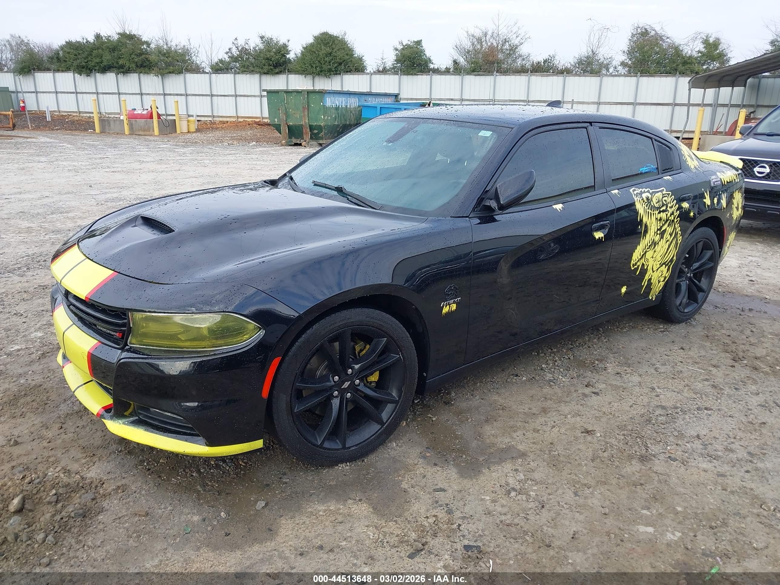 2017 Dodge Charger R/t Rwd Черный vin: 2C3CDXCT4HH572216