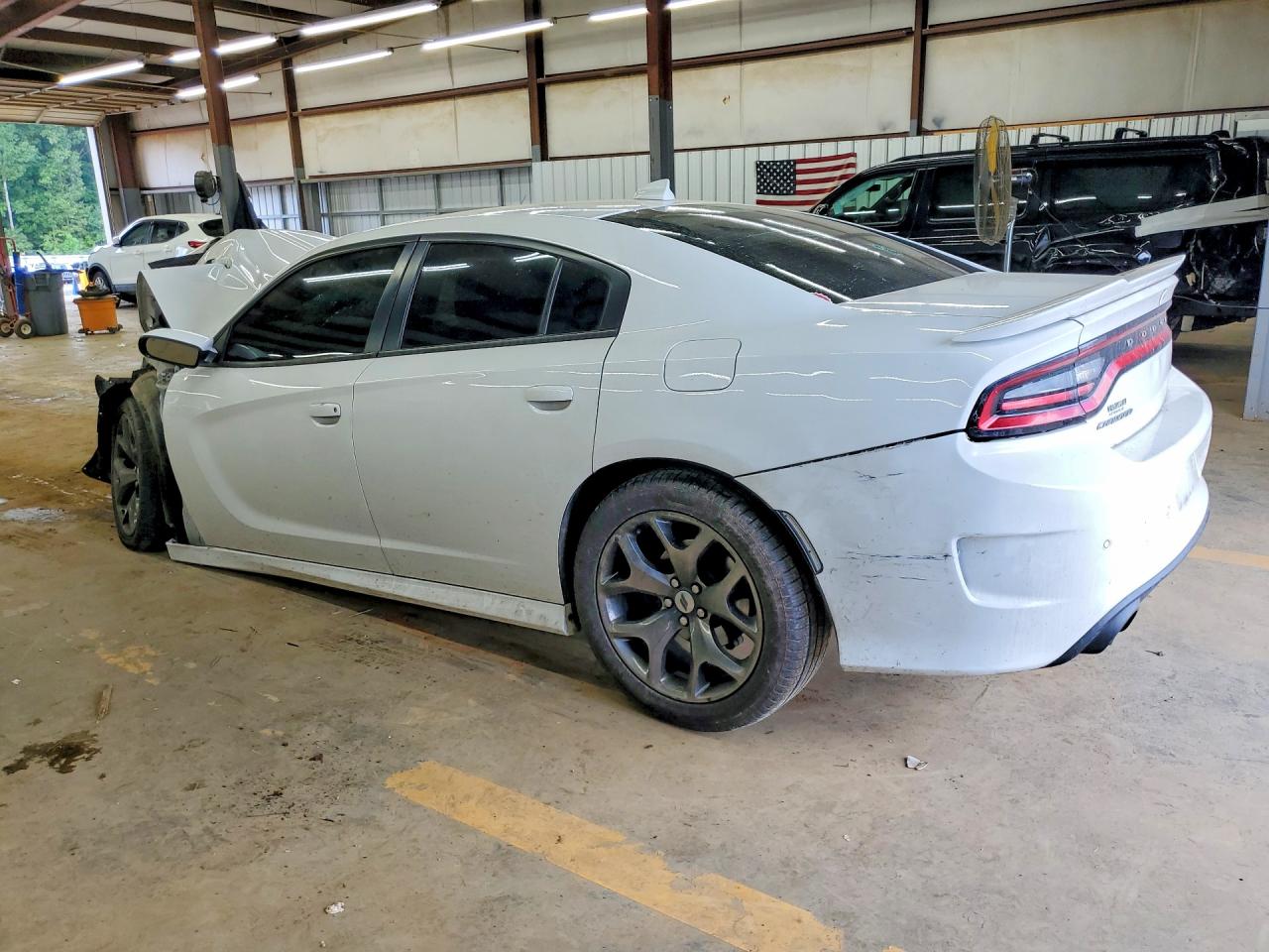 2019 Dodge Charger R/t White vin: 2C3CDXCT4KH513142