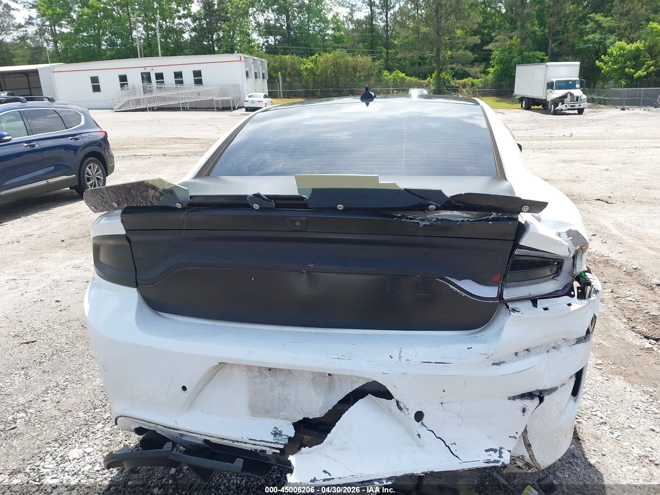 2019 Dodge Charger R/t Rwd White vin: 2C3CDXCT4KH539174